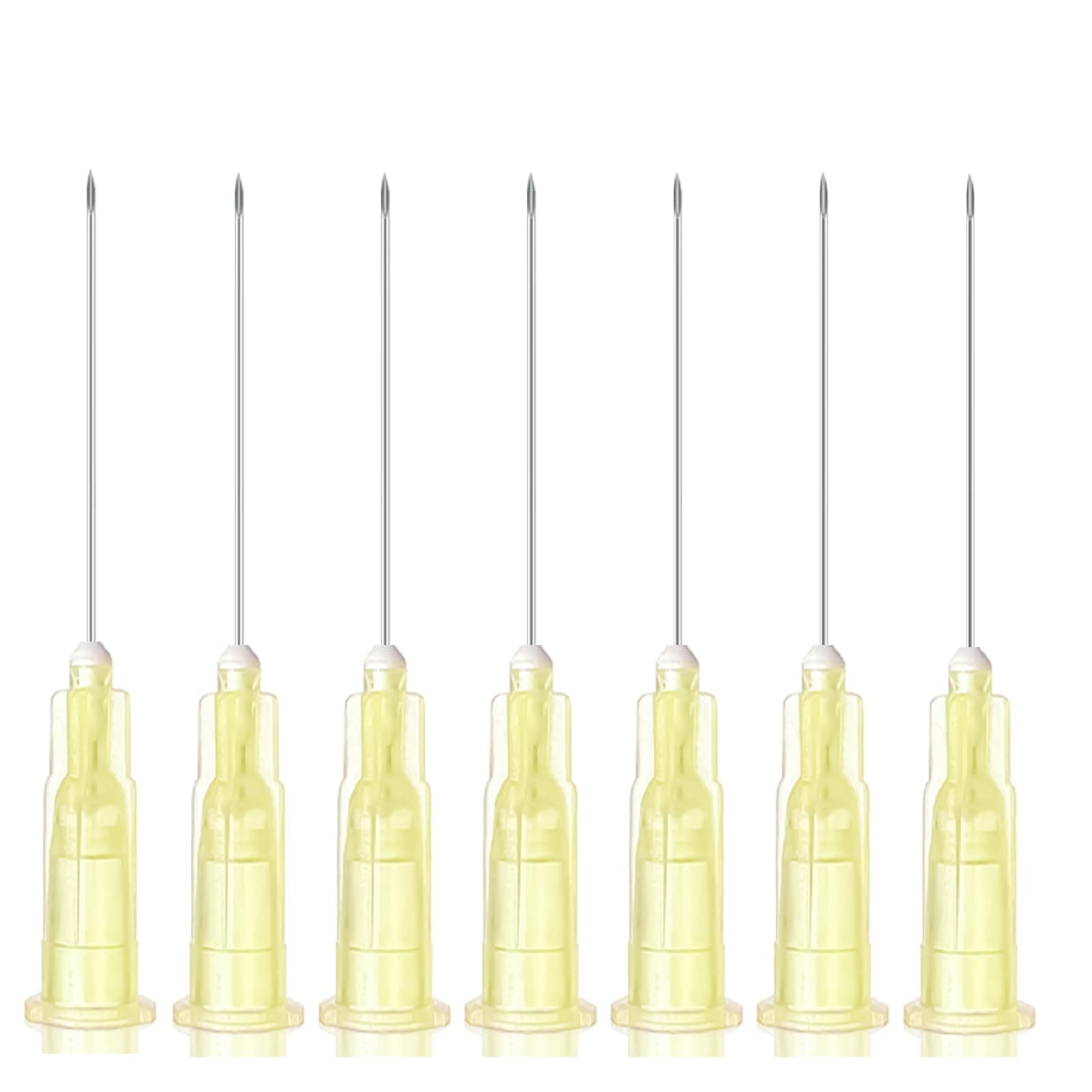 30Ga 1 Inch Needle for Lab,100 Pack Luer Lock Dispensing Accessories, Individually Packaged