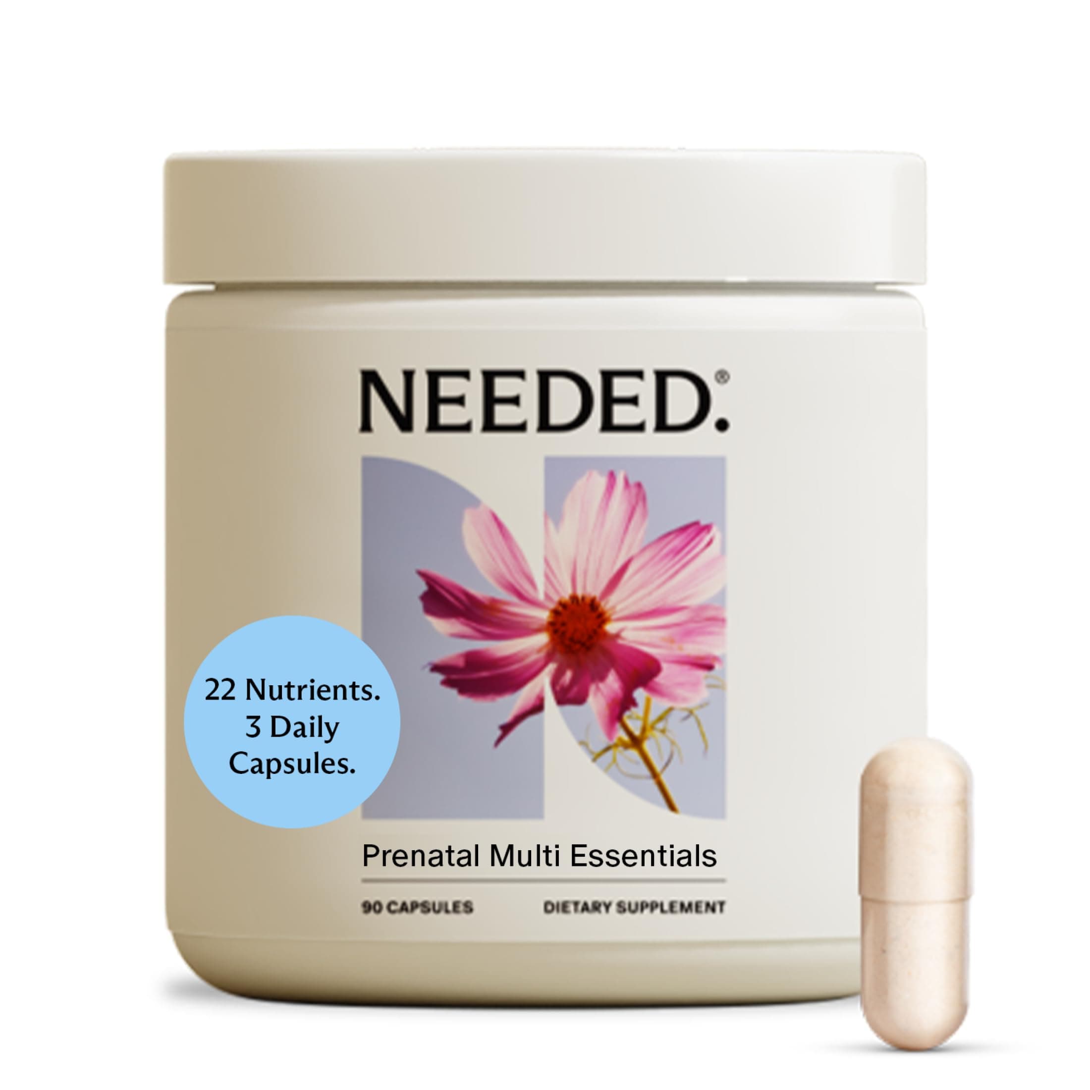 Multivitamin for Prenatal | Prenatal Multi Essentials Capsule - Pregnancy, Breastfeeding, Postpartum | Expertly-Formulated & Third-Party Tested, | 30-Day Supply
