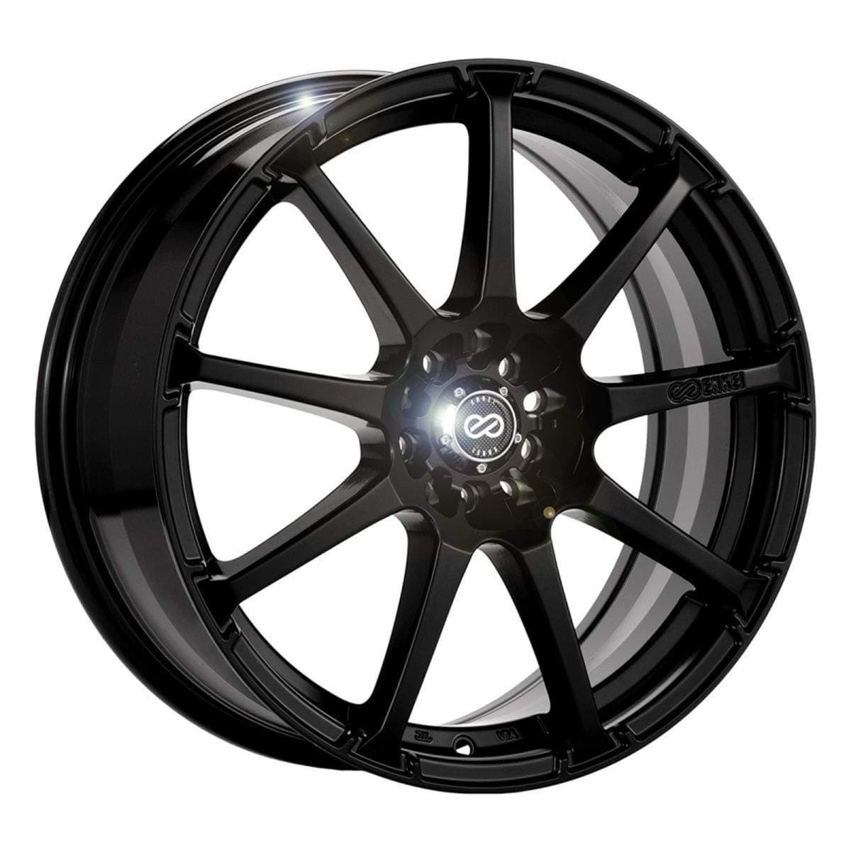 18x7.5 Enkei EDR9 (Matte Black) Wheels/Rims 5x100/114.3 (441-875-0238BK) by Enkei