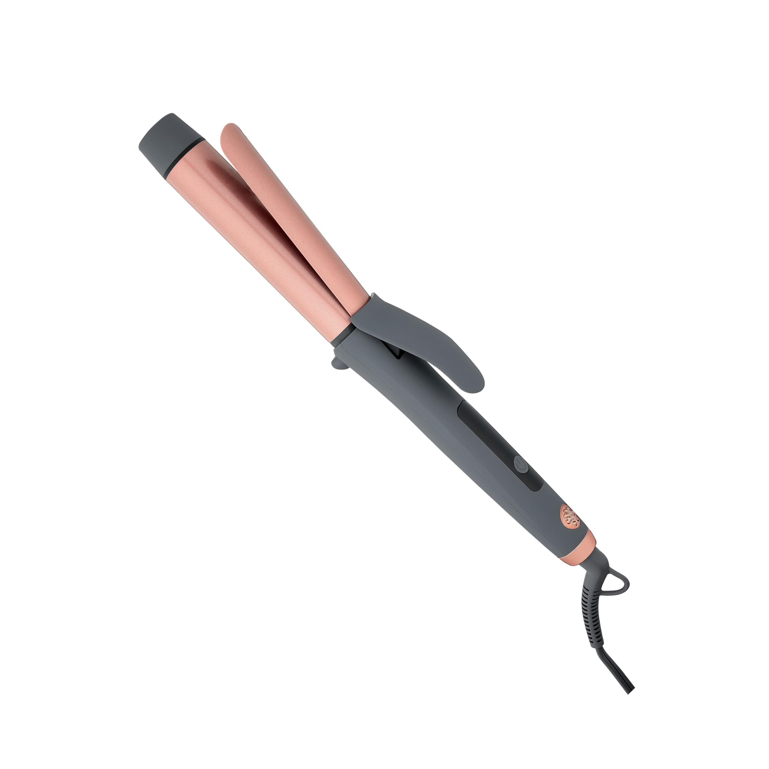 Curl Envy Hair Curling Iron 1 1/4 Inch - Ceramic Tourmaline Curling Iron 1.25' Barrel - Silky Smooth + Bouncy Curls - 4 Digital Heat Settings up to 450 Degrees - Auto Shut-Off