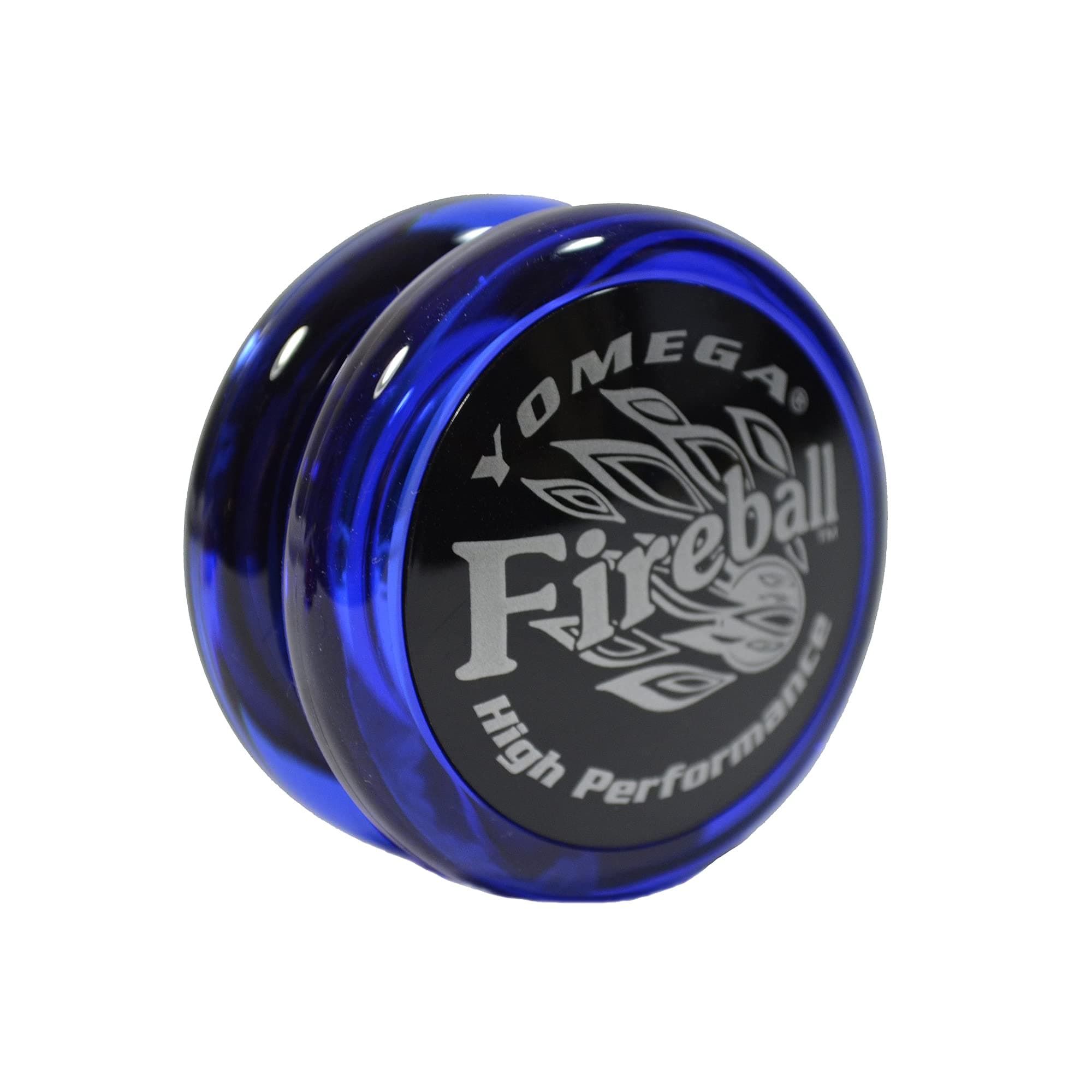 Yomega Fireball YoYo -HIGH Performance Responsive Transaxle Yoyo, Great for string tricks for advance Players to Perform Like Pros + Extra 2 yo yo Strings & 3 Month Warranty (dark blue)