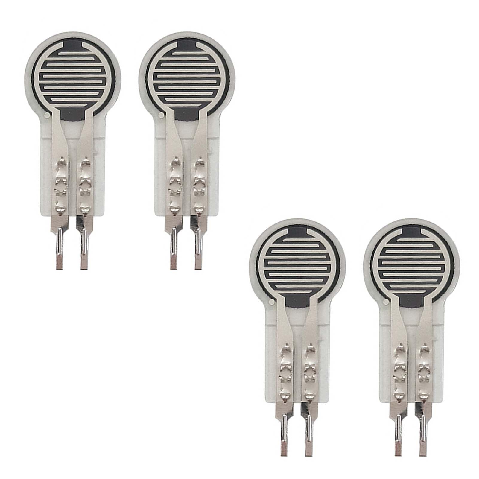 EzweijiFilm Pressure Sensor, 2Pcs/4Pcs High Precision Electrical Resistance Sensors Pressure Sensors Resistive Thin Film Pressure Sensors Force Sensitive Resistor (4)
