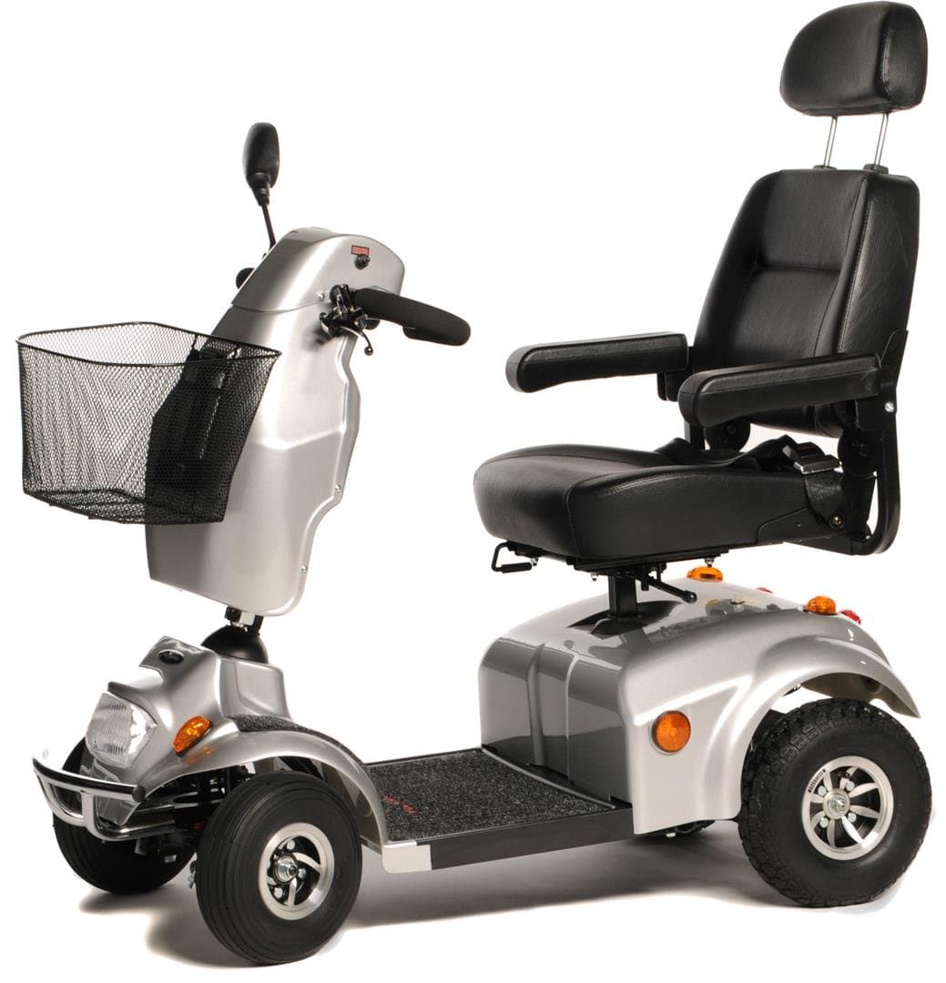 Freerider City Ranger 8 Class 3 4 Wheel Mobility Scooter - Silver