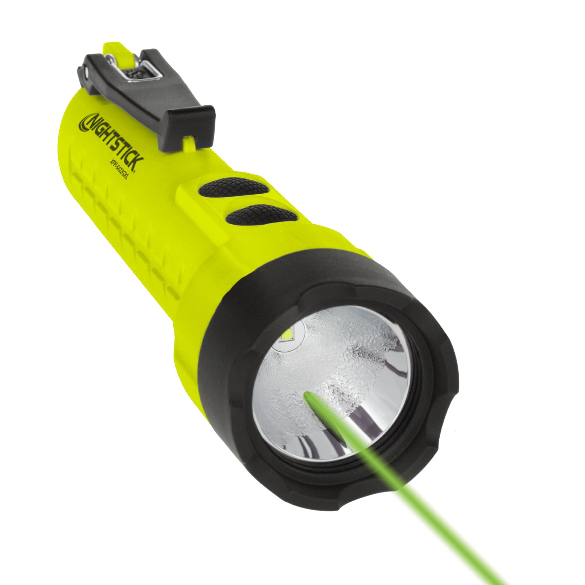 XPP-5422GXL Intrinsically Safe Flashlight w/Green Laser - 3 AA (not Included) - Green - UL913