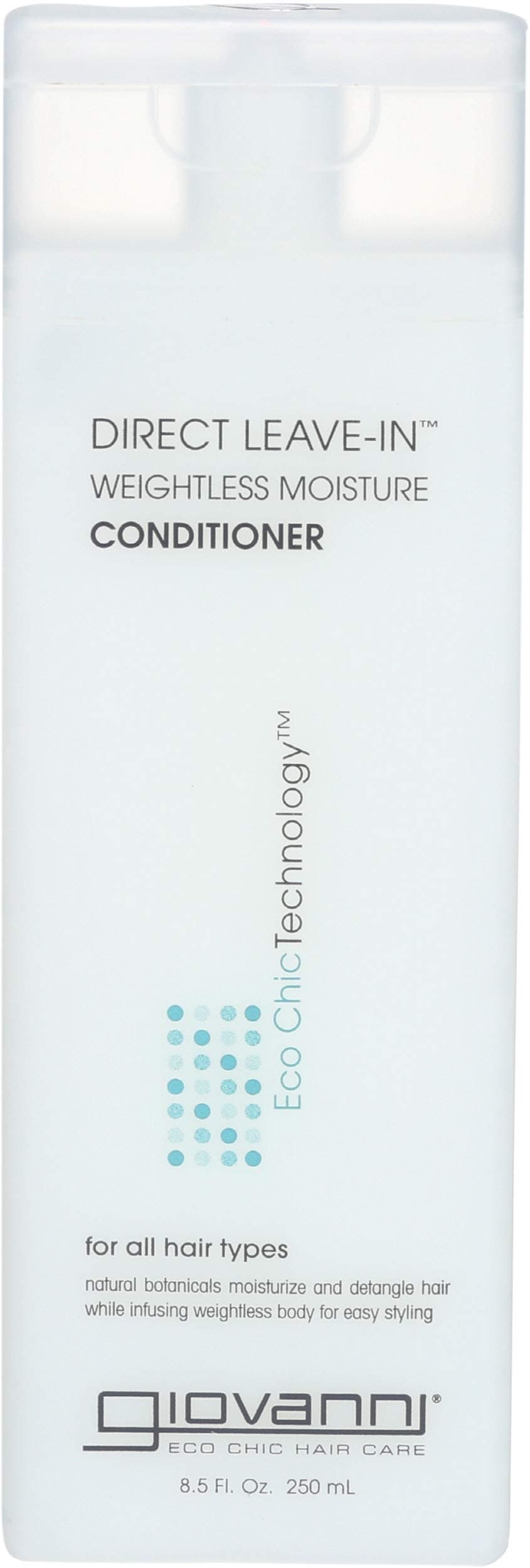 Direct Leave In Weightless Moisture Conditioner - Co-Wash, Great for Curls & Wavy Hair, Wash & Go, Salon Quality, No Parabens, Infused with Natural Botanical Ingredients - 8.5 oz