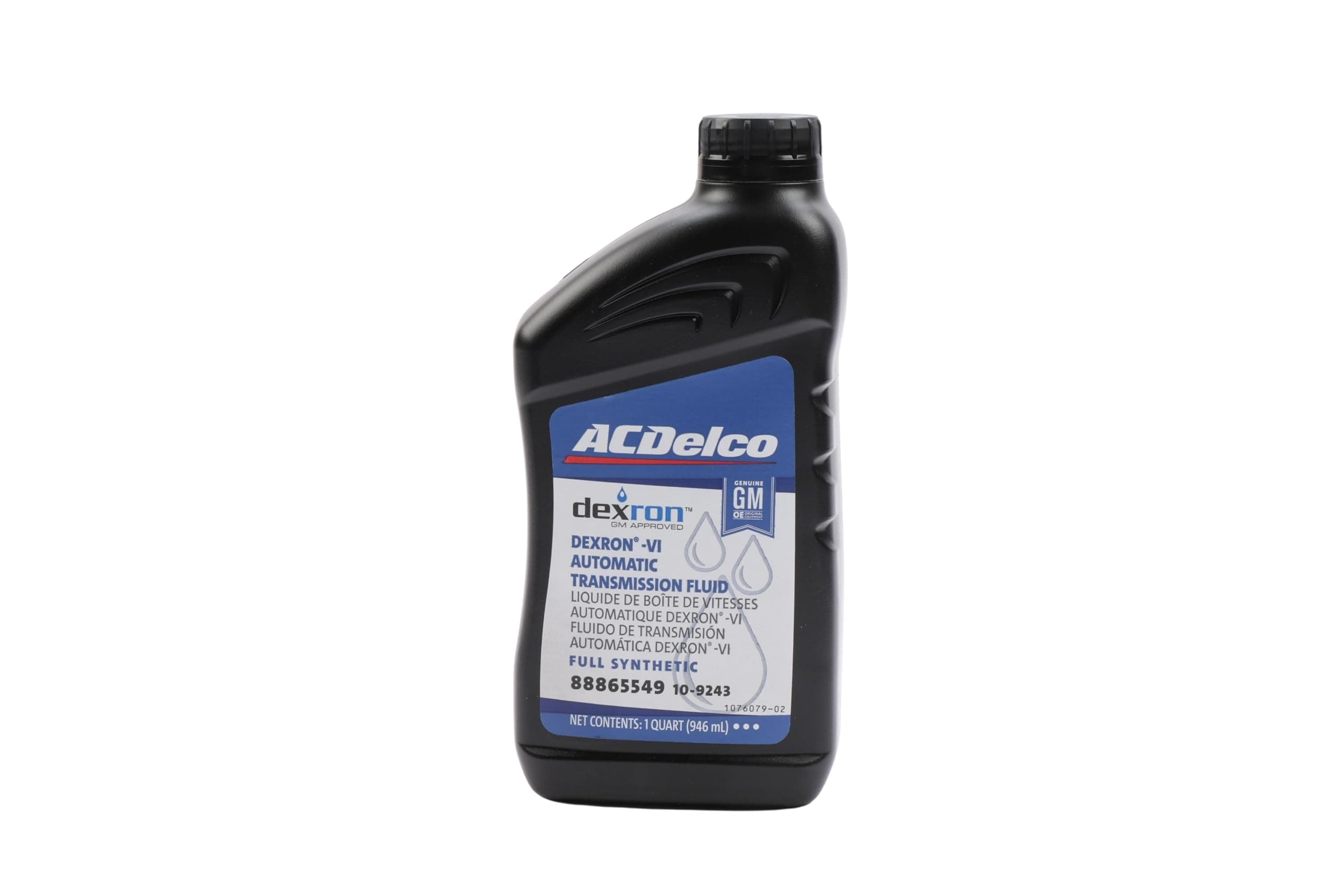 ACDelco 10-9243 Professional Dexron VI Full Synthetic Automatic Transmission Fluid