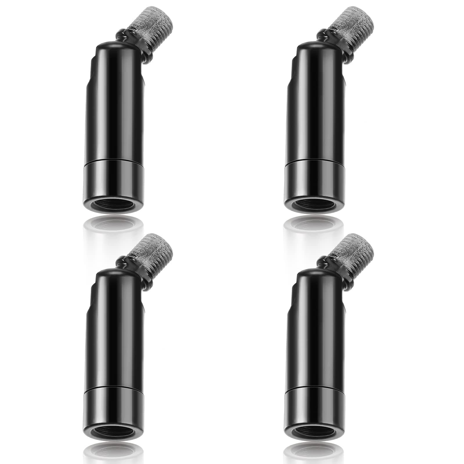 4 Pieces Sloped Ceiling Light Adapter Light Pendant Adapter Canopy Accessories for Chandeliers Track Ceiling Lamp Pendant Lights Hanging Helper for Lighting Vaulted, Angle or Irregular Ceiling, Black