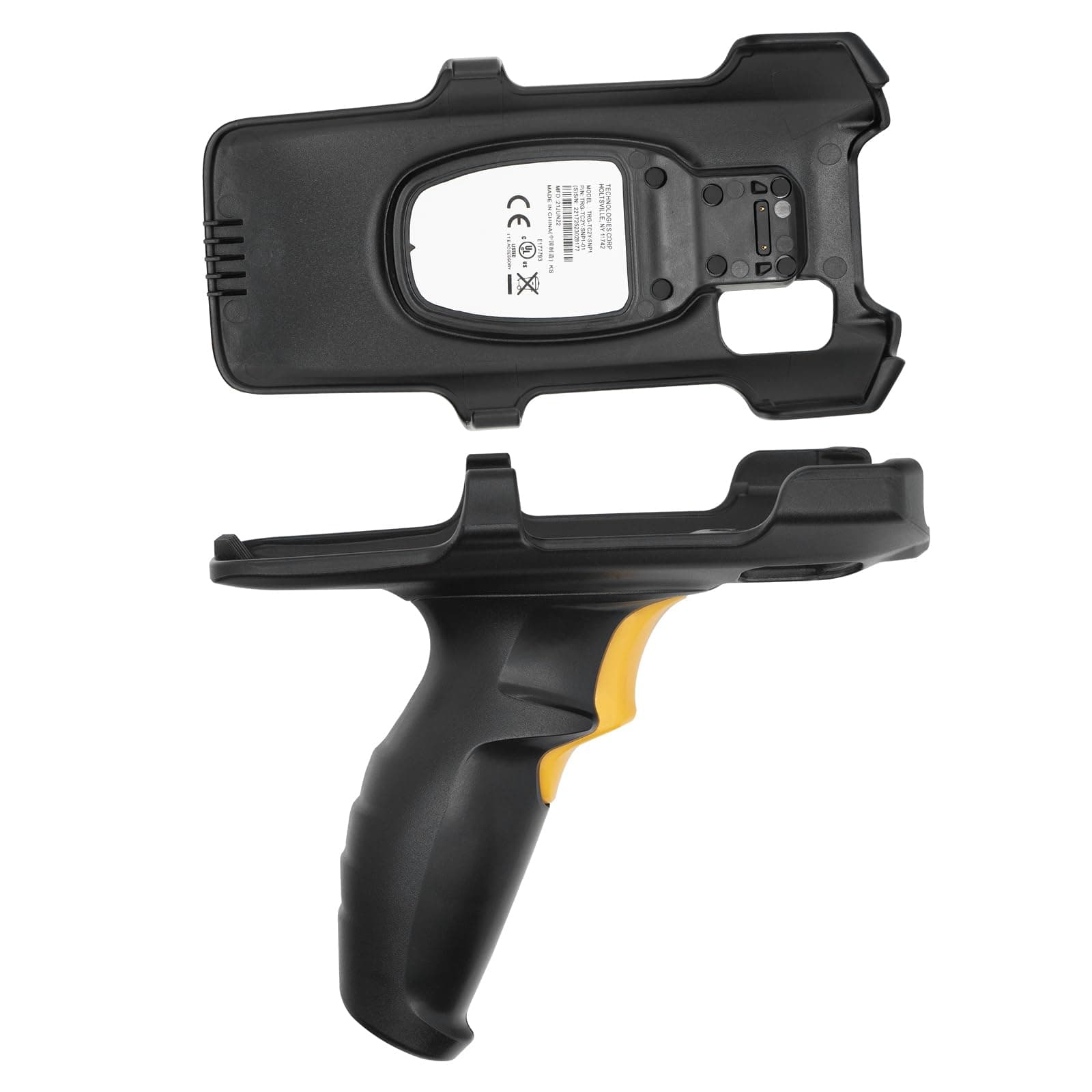 Snap-On Trigger Handle with Camera Hole for Zebra TC21 TC26 Handheld Barcode Scanner Mobile Computer,Convenient Grip