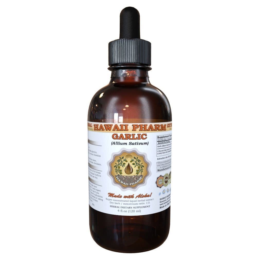 Hawaii Pharm Garlic (Allium sativum) Liquid Extract 4 Oz