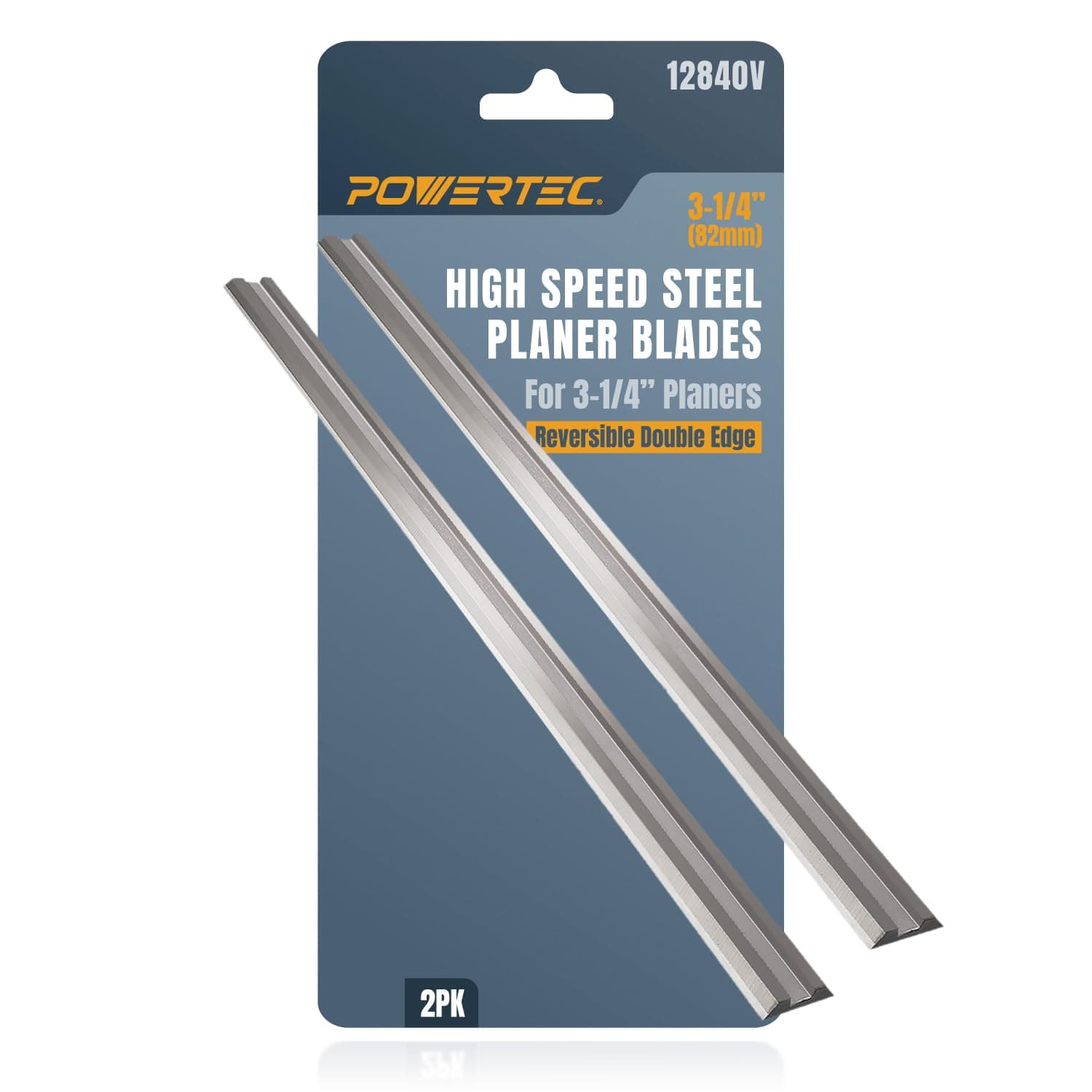 3-1/4 inch HSS Planer Blades 2 PK for WEN 6530, DeWalt DCP580B, PORTER-CABLE PC70THP, RYOBI P611, BOSCH PK2632K, Makita XPK01Z, Craftsman, Skil Hand Planer, Replacement Electric Planer Blades