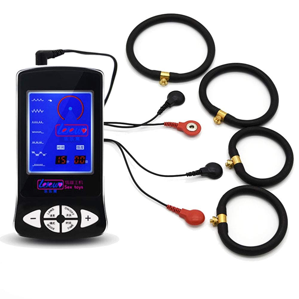 E Stim Electro Silicone Conductive Loops Electro Pe-n-s Machine
