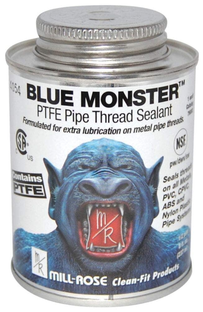 1 x 76001 Blue Monster Pipe Thread Sealant, 4 oz