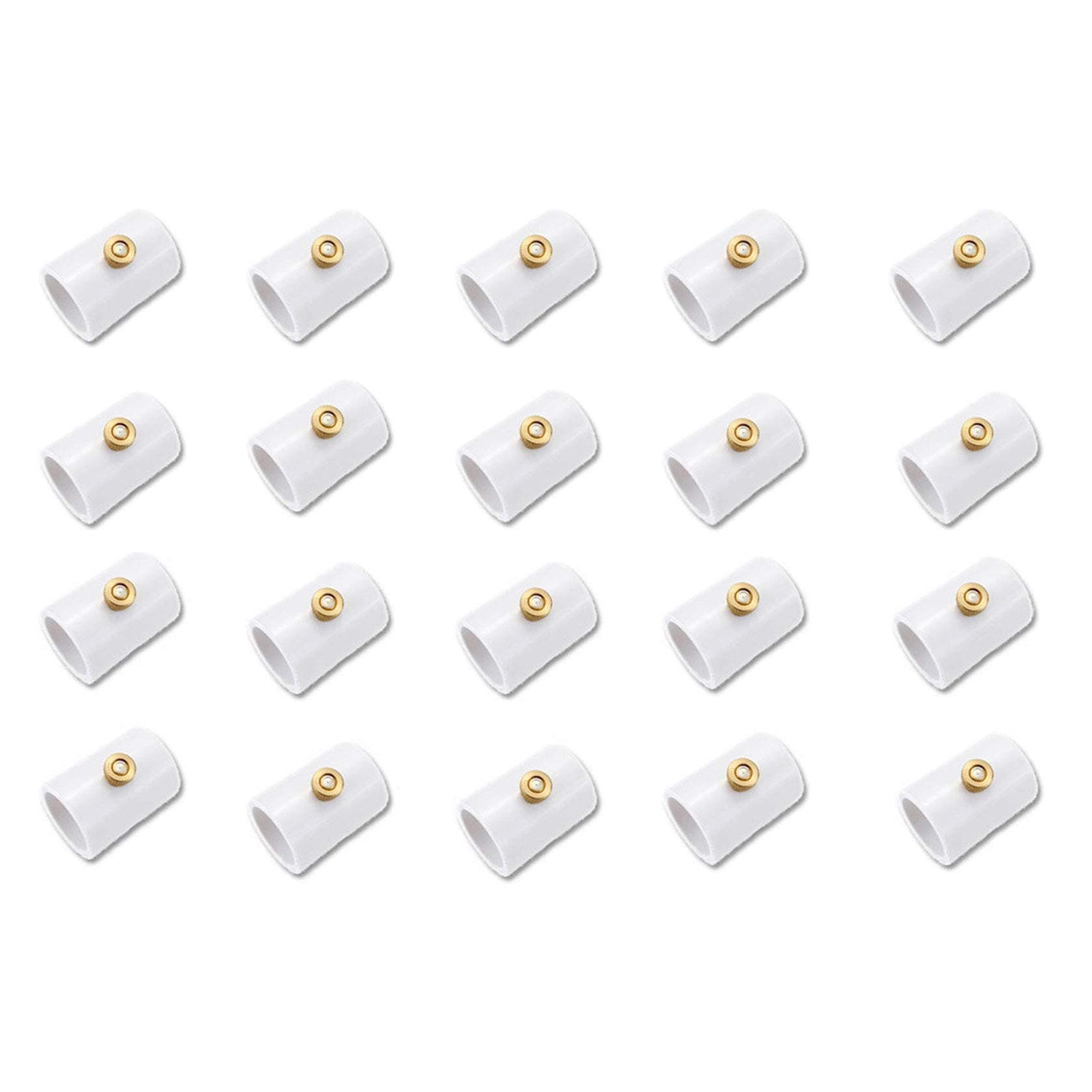 CozyCabin 1/2 inch PVC Splitter With Brass Mist Nozzle (Pack of 20)