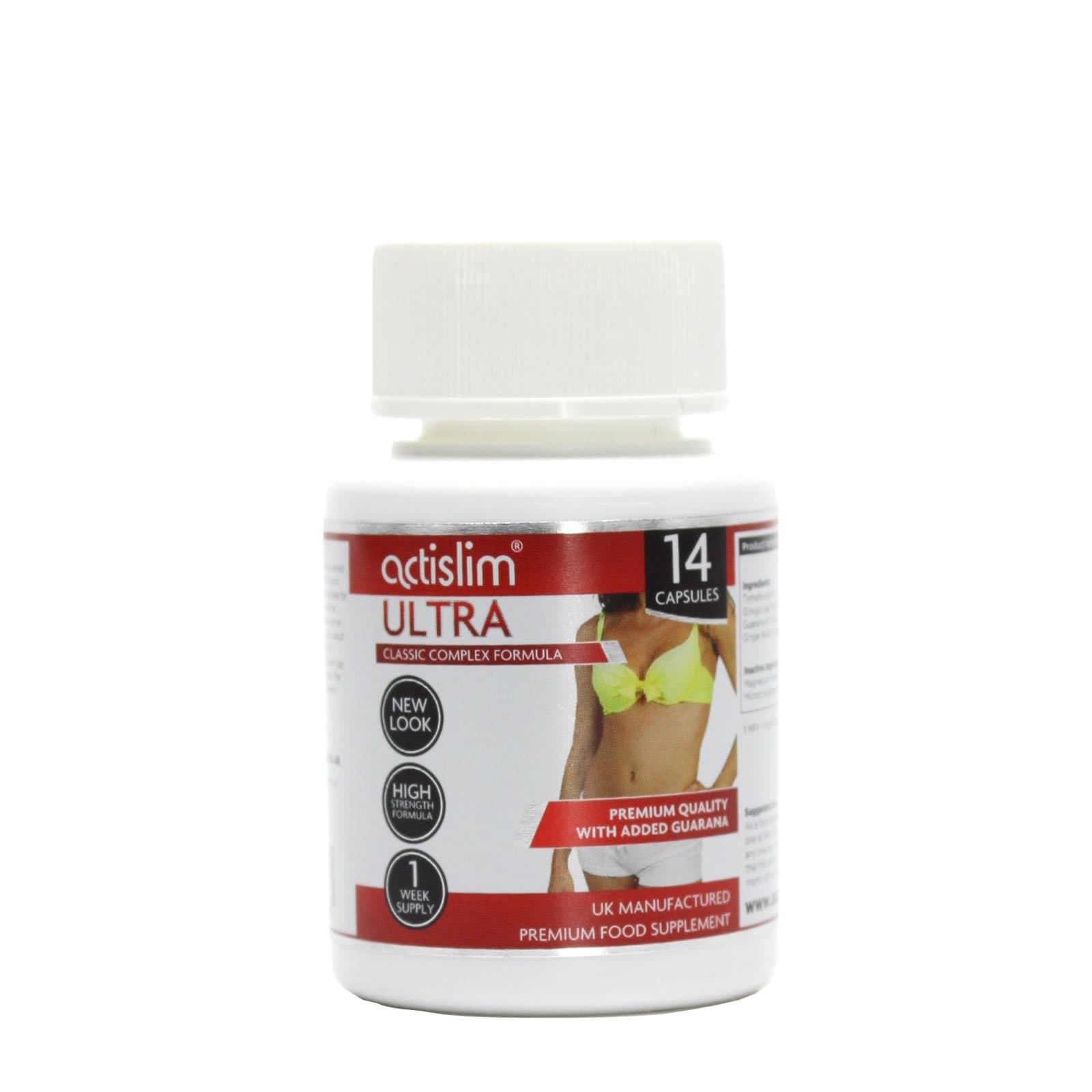 #1 Classic weight loss slimming pill, contains Ginkgo Leaf, Guarana, Ginger and Caffeine for a Subtle “POWERFUL” weight loss 1 Week course of a diet pill which really works