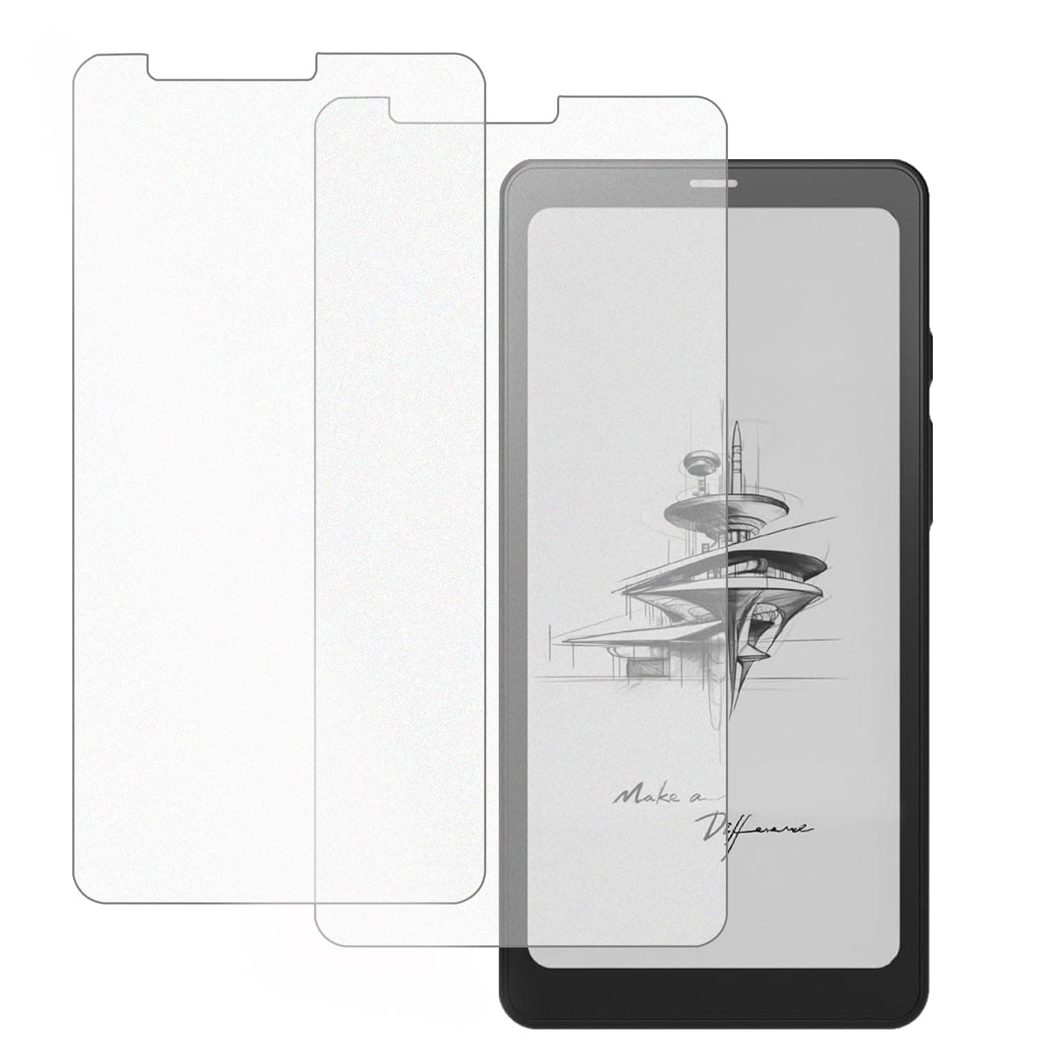 for Boox Palma Screen Protector,Eye Protection Anti Glare Matte Screen Protector for 6.13" Onyx Boox Palma (2 Pack) Reduce Eye Strain and Touch Sensitive