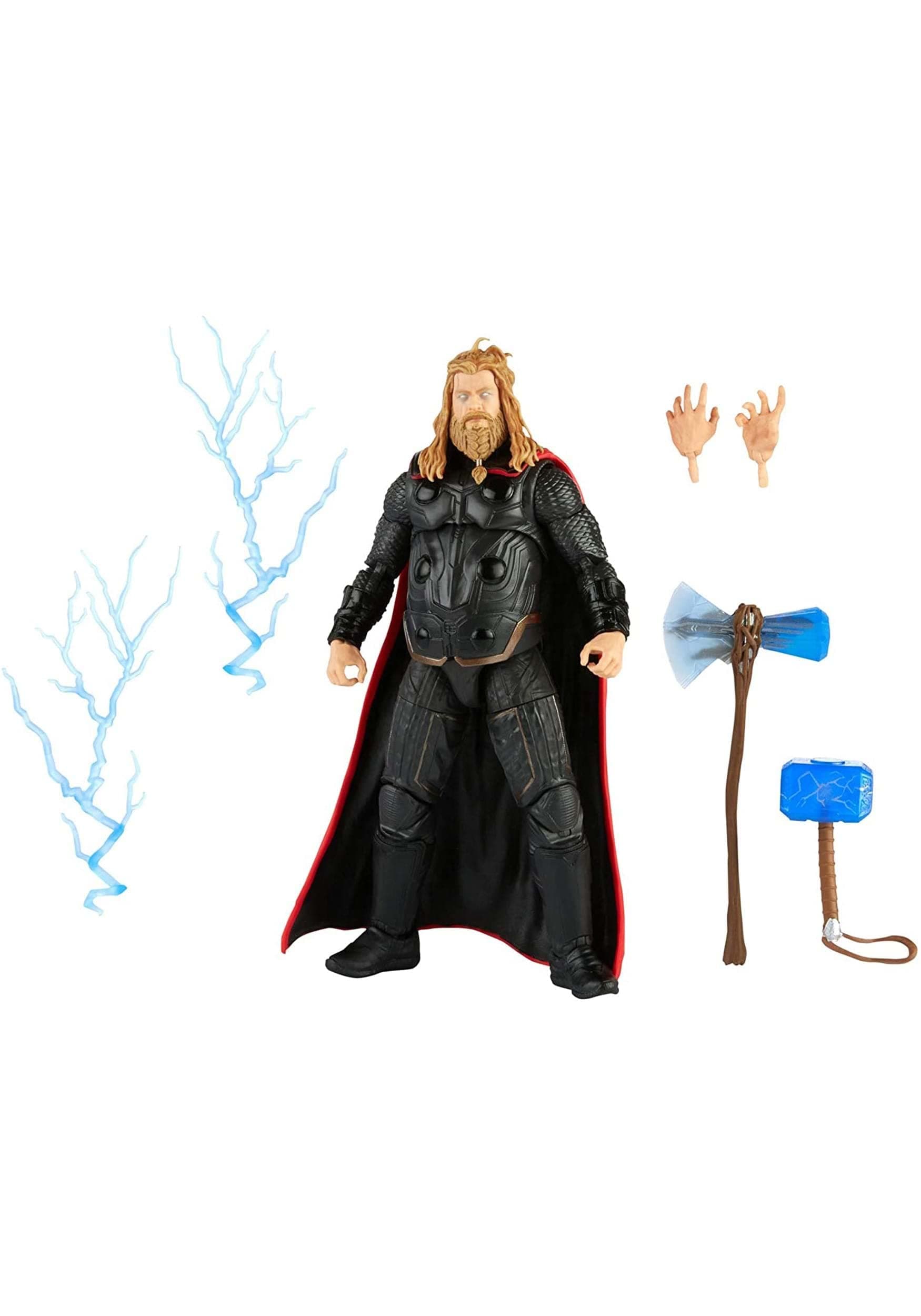 Marvel Hasbro Legends Series 6 Inch Scale Action Figure Toy Thor, Infinity Saga Character, Premium Design, Figure And 6 Accessories, Multicolour, F0188