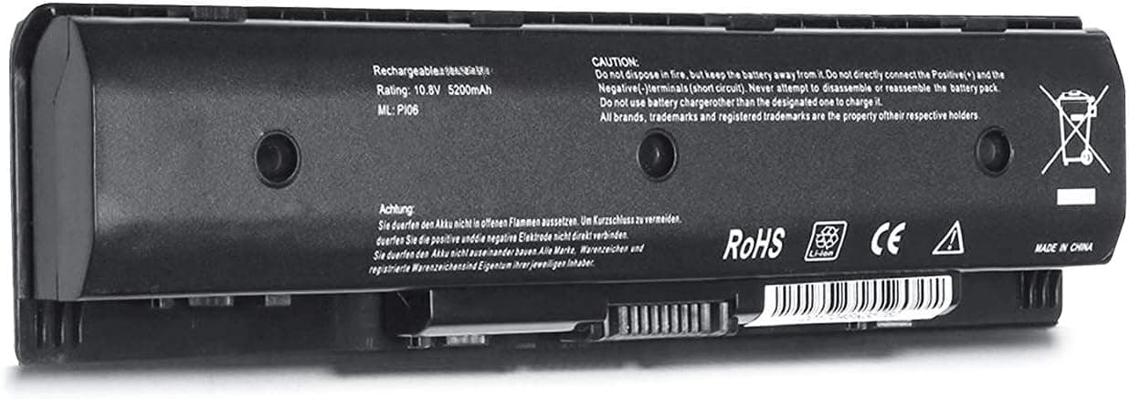 LQM P106 P109 710417-001 Laptop Battery for HP Pl06 P106 710416-001 Envy Paviion TouchSmart 14 15 17 Notebook HPPavilion 17 17-e016dx 17-e037cl 17-e049wm 17-e079nr 17-e146us Laptop Notebook