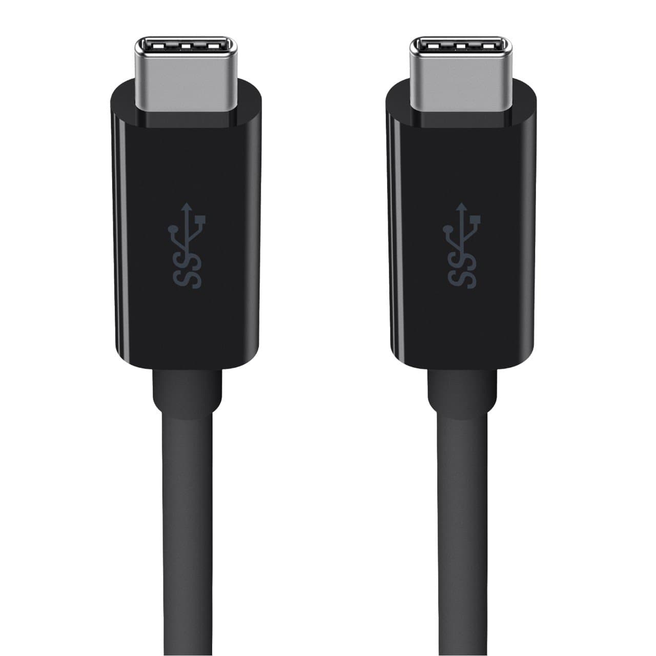 Belkin F2CU049bt2M-BLK 2 m USB-C to USB-C Monitor Cable - Black