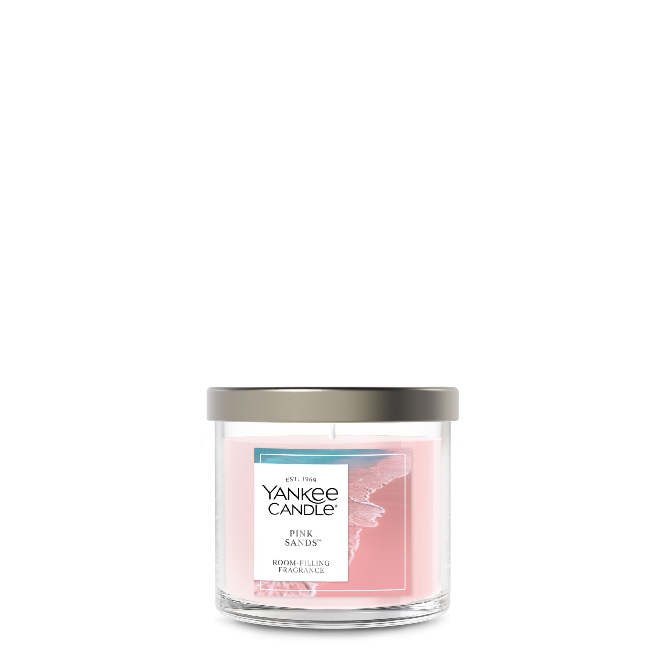 Yankee Candle Small Tumbler Scented Candle, Up To 40 Hour Burn Time, Premium Plant Wax Blend For Consistent Burn, Tumbler Candle With Room Filling Fragrance, Pink Sands