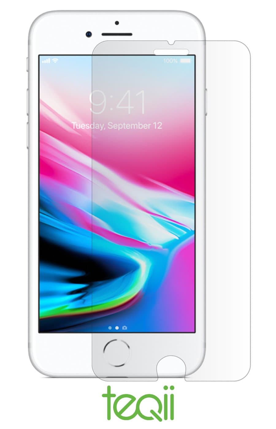 Teqii Glass² for iPhone 8 Plus / 7 Plus (5.5" Only) - Tempered Glass Screen Protector - Case Friendly - (Clear, iPhone 8 Plus / 7 Plus (5.5" Only))