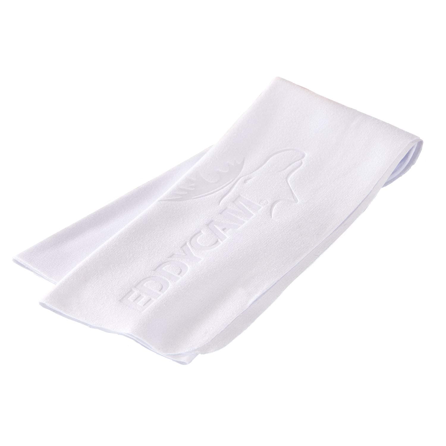 Eddycam 0201 microfibre cloth 20 x 25 cm, white. Material: polyester 70% + nylon 30% density: 180 g/m2 fibre thickness: 4.2 T The fibres are 16-fold split so high absorption and moisture absorption.