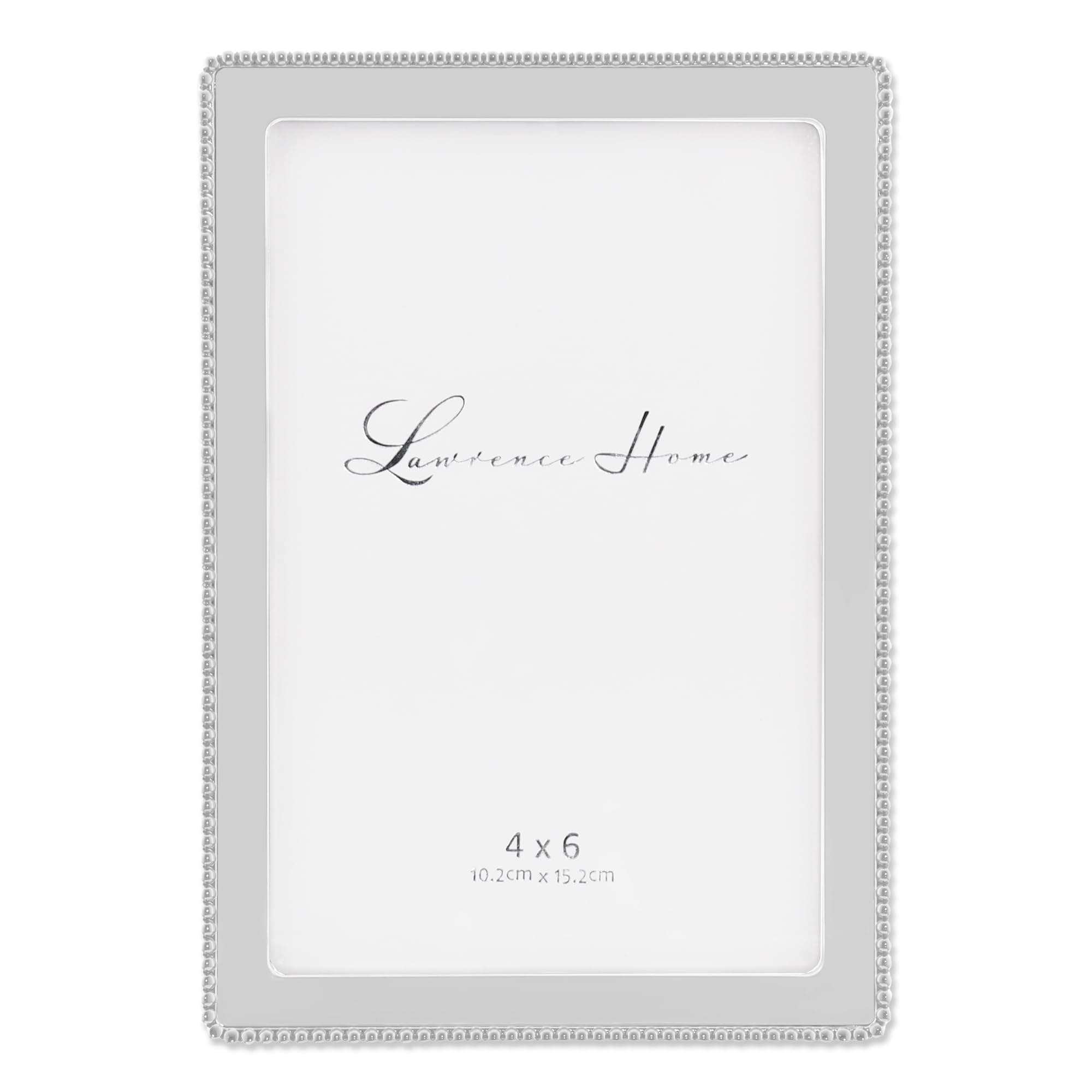 Lawrence Frames 710746 Silver Metal 6.54-Inch x 4.57-Inch Picture