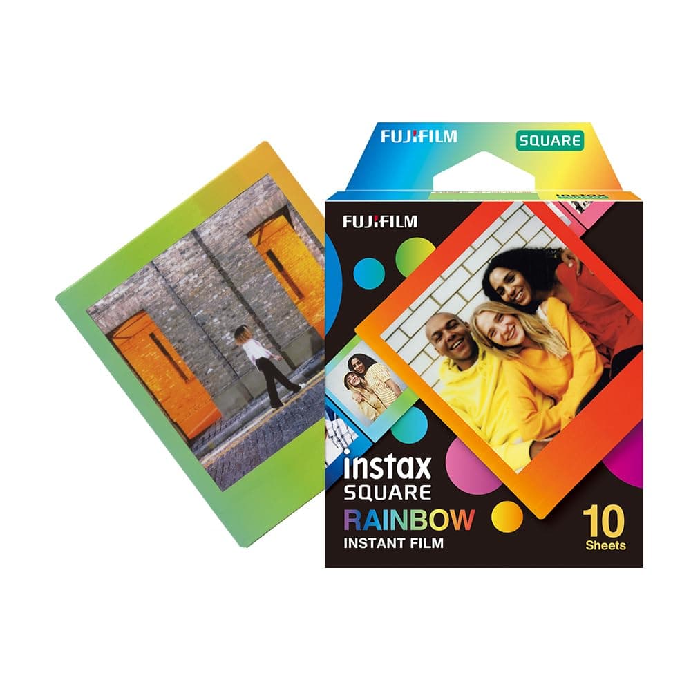 Fujifilm Instax Square Rainbow Film - 10 Exposures (16671320)