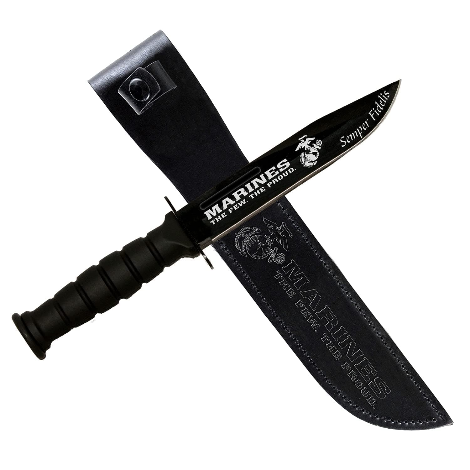 Military Gift Shop Miniature USMC Fighting Knife Letter Opener - Functional Marine Corps Desk Accessory - Marine Corps Gifts - Disabled Vet Owned Business - Mini KaBar Knife