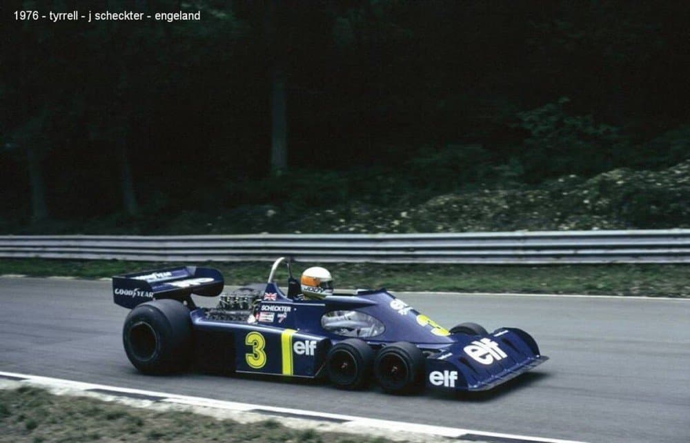Vinteja Exhibit Poster - 1976 Brands Hatch (Jody Scheckter, Tyrrell P34) - A3 Poster Print