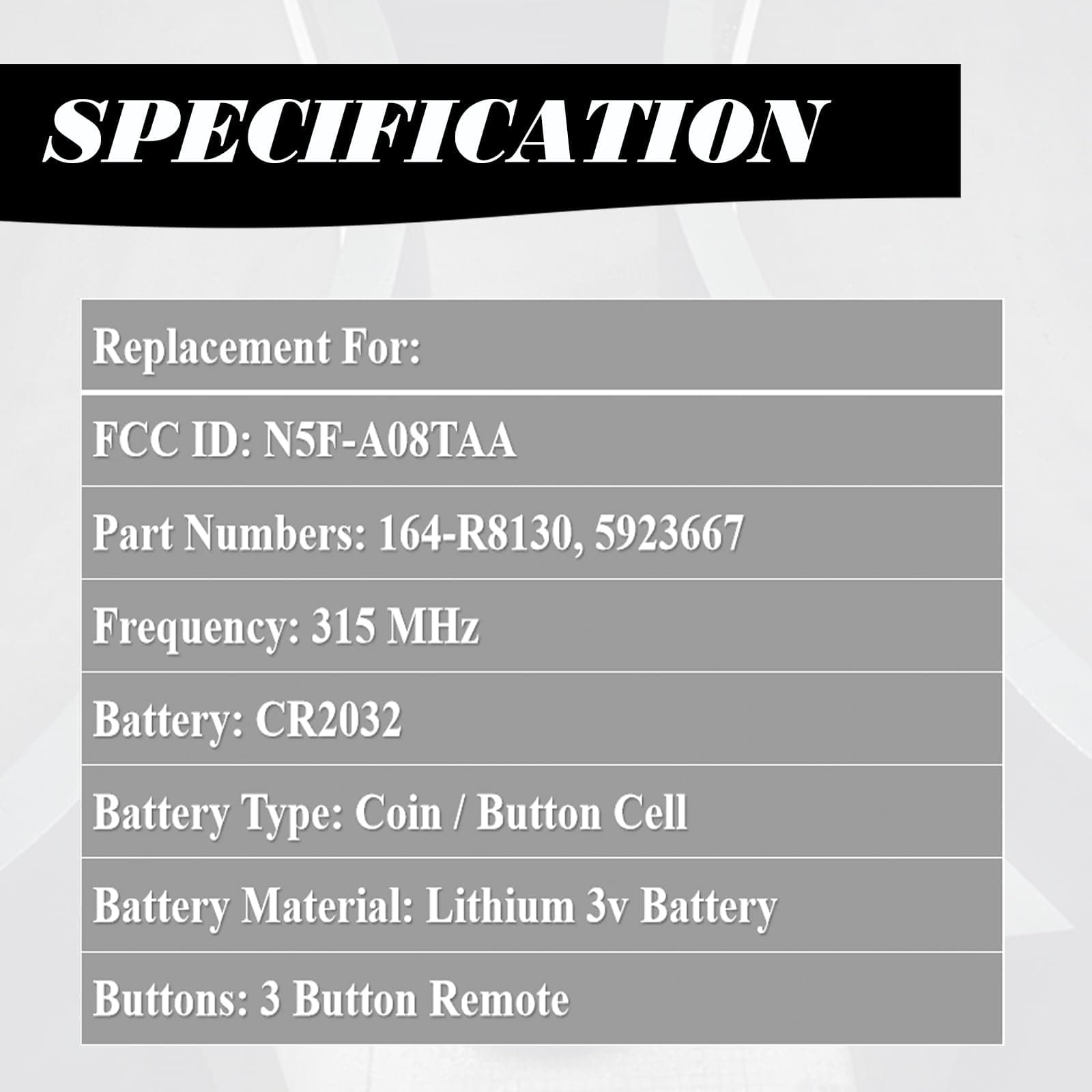 MechanMagic Flip Key Fob Replacement Compatible for Ford F-150 F-250 F-350 2015-2022 Explorer (2016-2022) F-350 F-450 Ranger Ecosport Bronco Ignition Key Keyless Entry Remote N5F-A08TAA