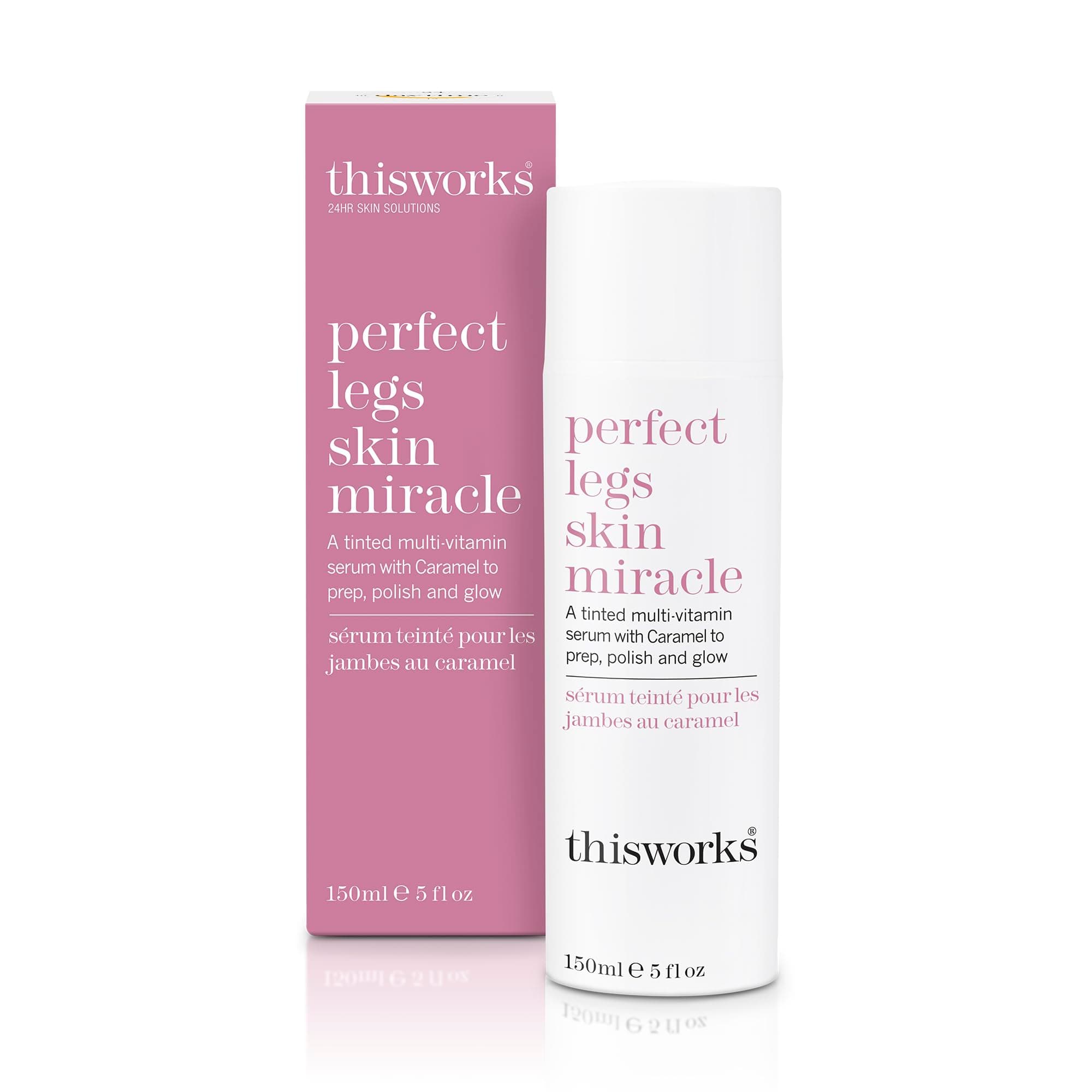 Perfect Legs Skin Miracle, 150 ml - Multivitamin Enriched Tinted Serum for All Skin Tones - With Vitamin C, Caramel and Arnica for Uneven Skin Tone