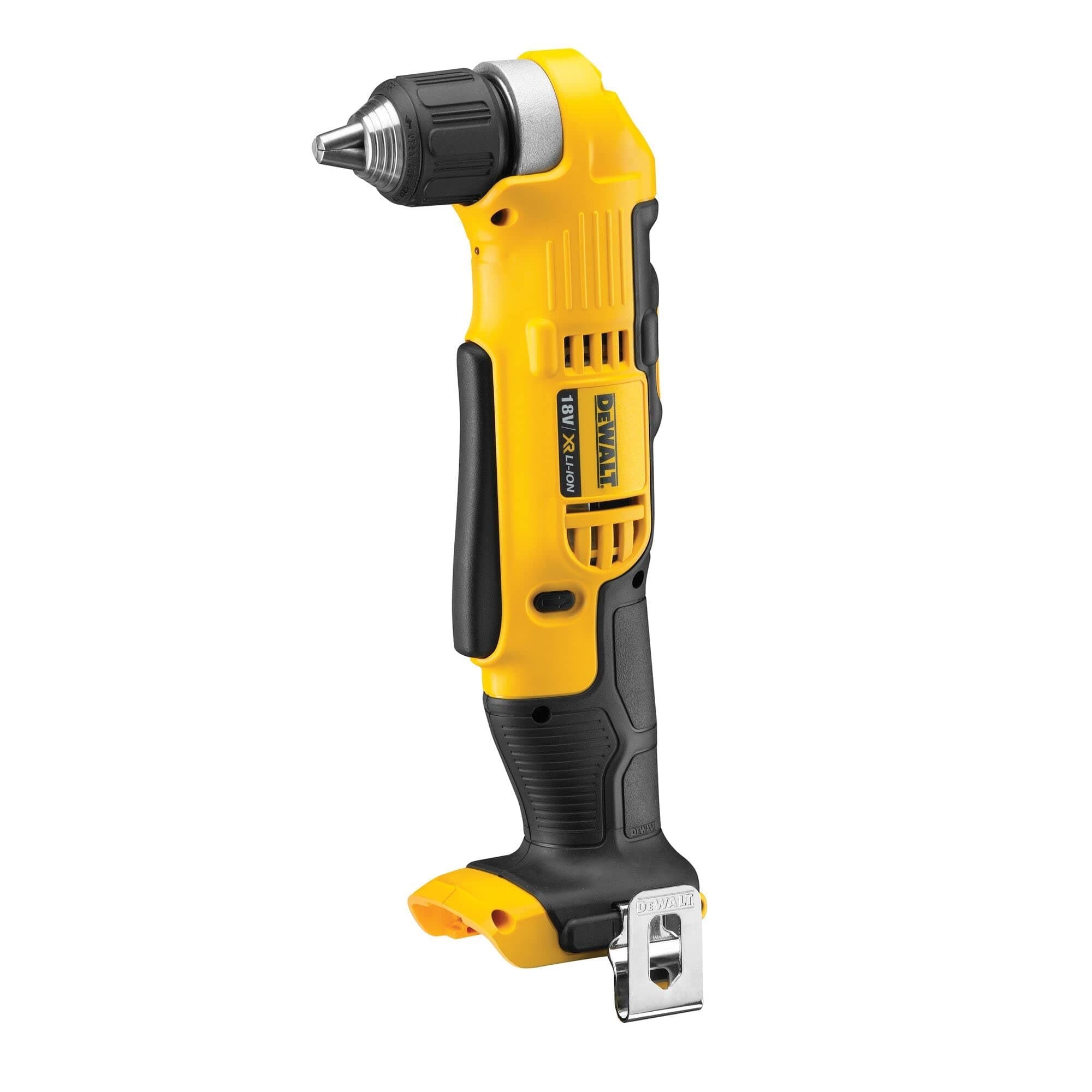 DeWalt DCD740N-XJ 18V XR Lithium-Ion Body Only Cordless 2-Speed Angle Drill, Yellow/Black, 4.57 cm*12.52 cm*2.99 cm