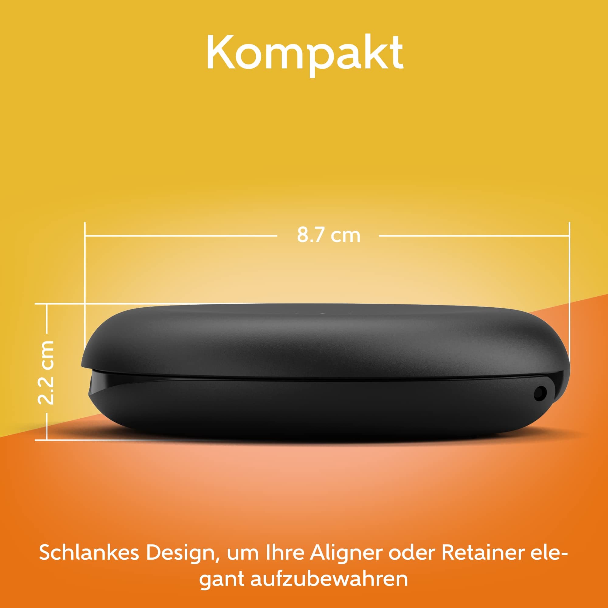 INVISALIGN Invisa Line Alignment Case, yellow, Modern