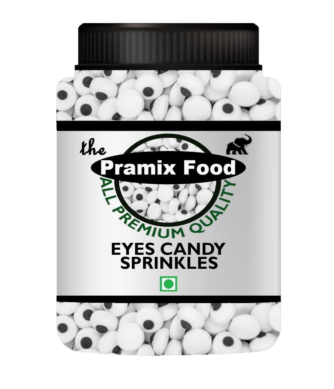 Pramix Eyes Candy, Sprinkle Eye Ball, Perfect Edible Baking Decorations For Cakes, Cookies, Cupcakes - 150gm
