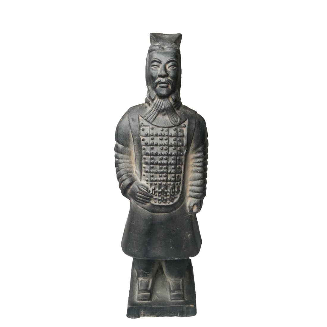 Terracotta Warriors, Ancient China Qin Dynasty Terracotta Warriors Sculpture Home Display Table Display Gift Multi Presentation 8.8" Tall, Civil Officer