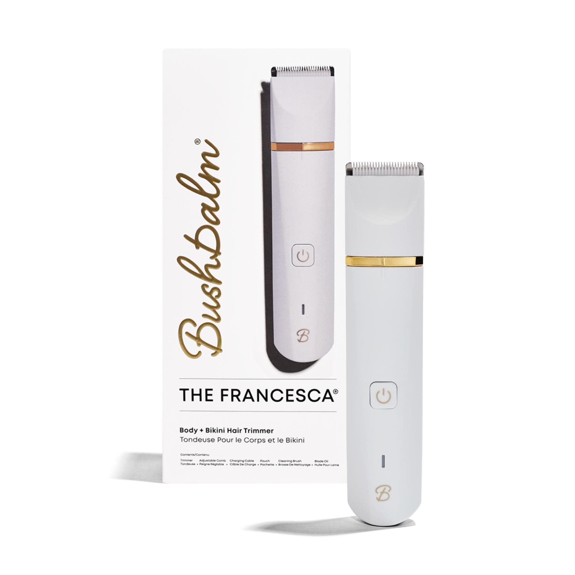 Electric Bikini Line Trimmer and Shaver for Close Grooming and Pre-Wax Preparation, The Francesca Bikini Trimmer