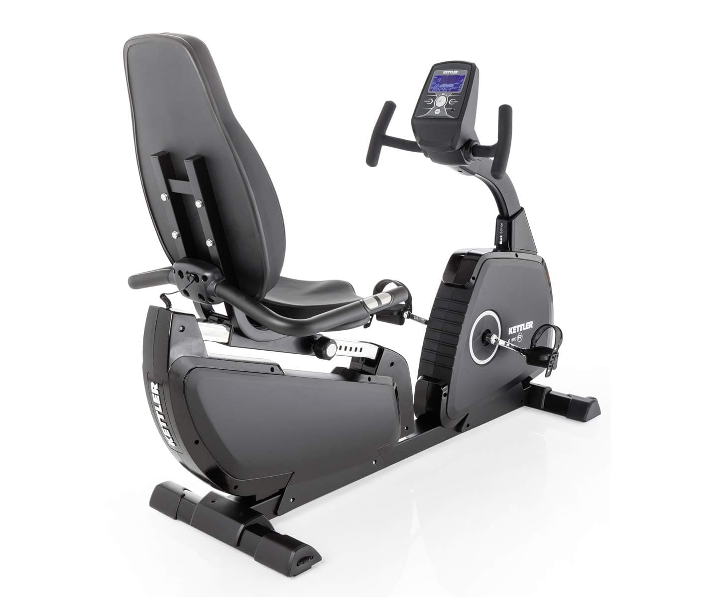 Kettler Giro R Recumbent Exercise Bike with 16-Level Magnetic Resistance System and Infrared Pulse Sensors