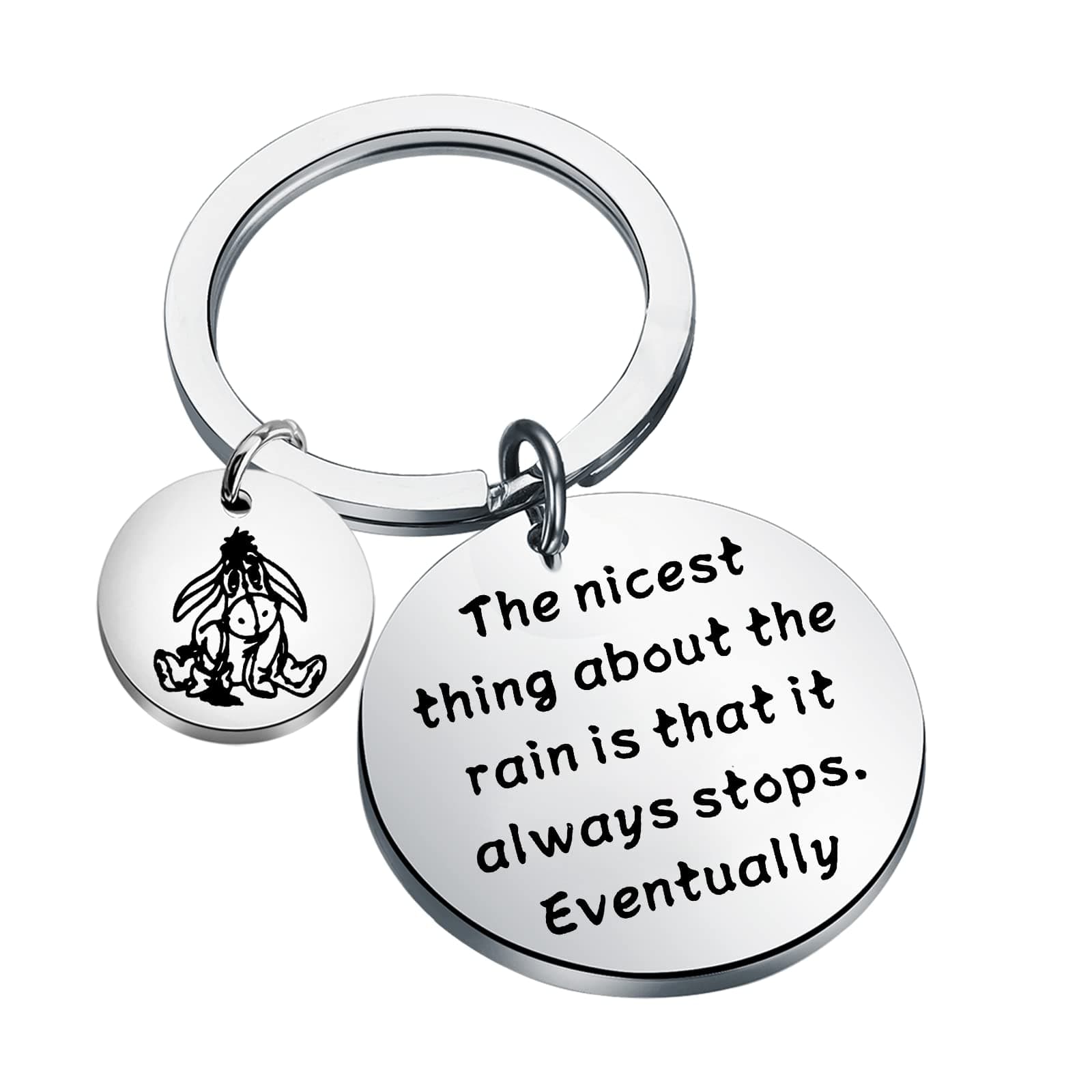 MAOFAED Movie Quote Inspired Gift The nicest thing about the rain is that it always stops Eventually