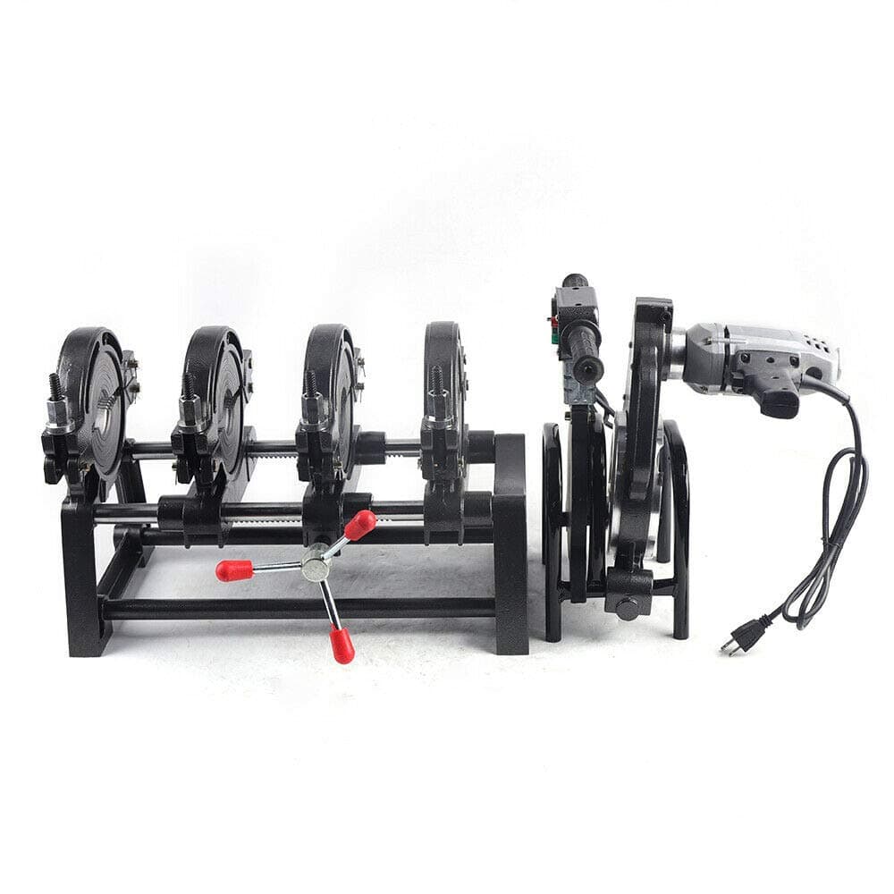 Pipe Welder 2.5''-6.3'' Electric Pipe Butt Fusion Welder PE PP PB PVDF HDPE PVC Pipe Tube Butt Fusion Welder Welding Machine 4 Clamps Pipe Fusion Butt Welding Machine