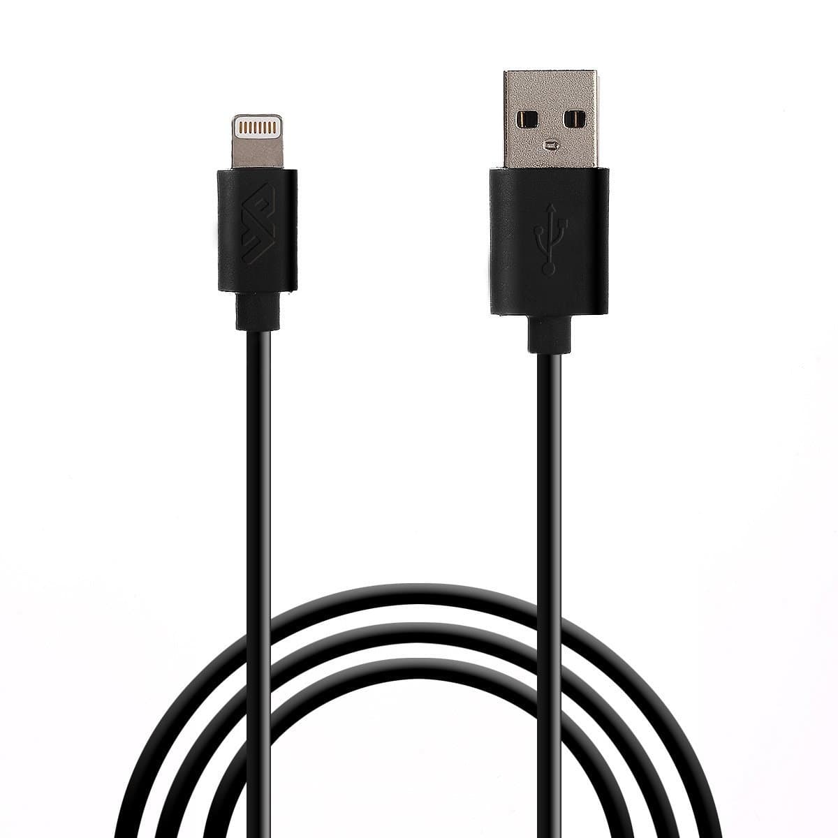 [Apple MFI Certified] -FlePow™ Lightning to USB Cable Sync & Charge for Apple iPhone 6 / 6 Plus / 5S / 5C / 5 / iPod 7 / iPad Mini / Retina / Mini 3 / iPad 4 / iPad Air / Air 2-3.3 Feet / 1 Meter(Black)