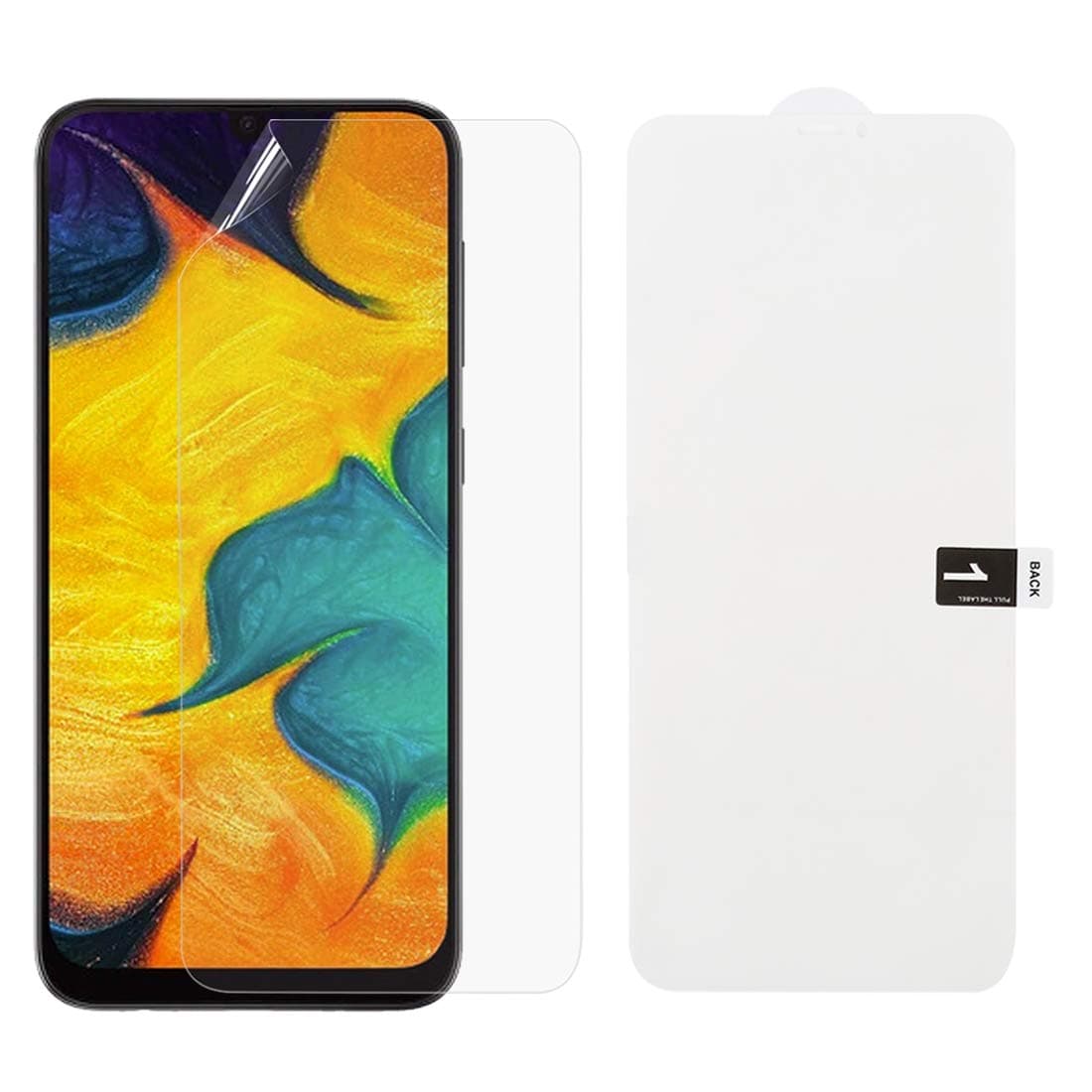 JNAE Soft Hydrogel Film Full Cover Front Protector for Galaxy A30