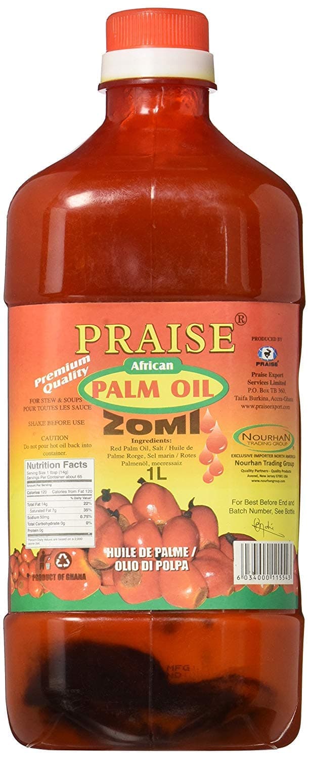 Praise Red Palm Oil, 1-Litre - Zomi - PACK OF 3