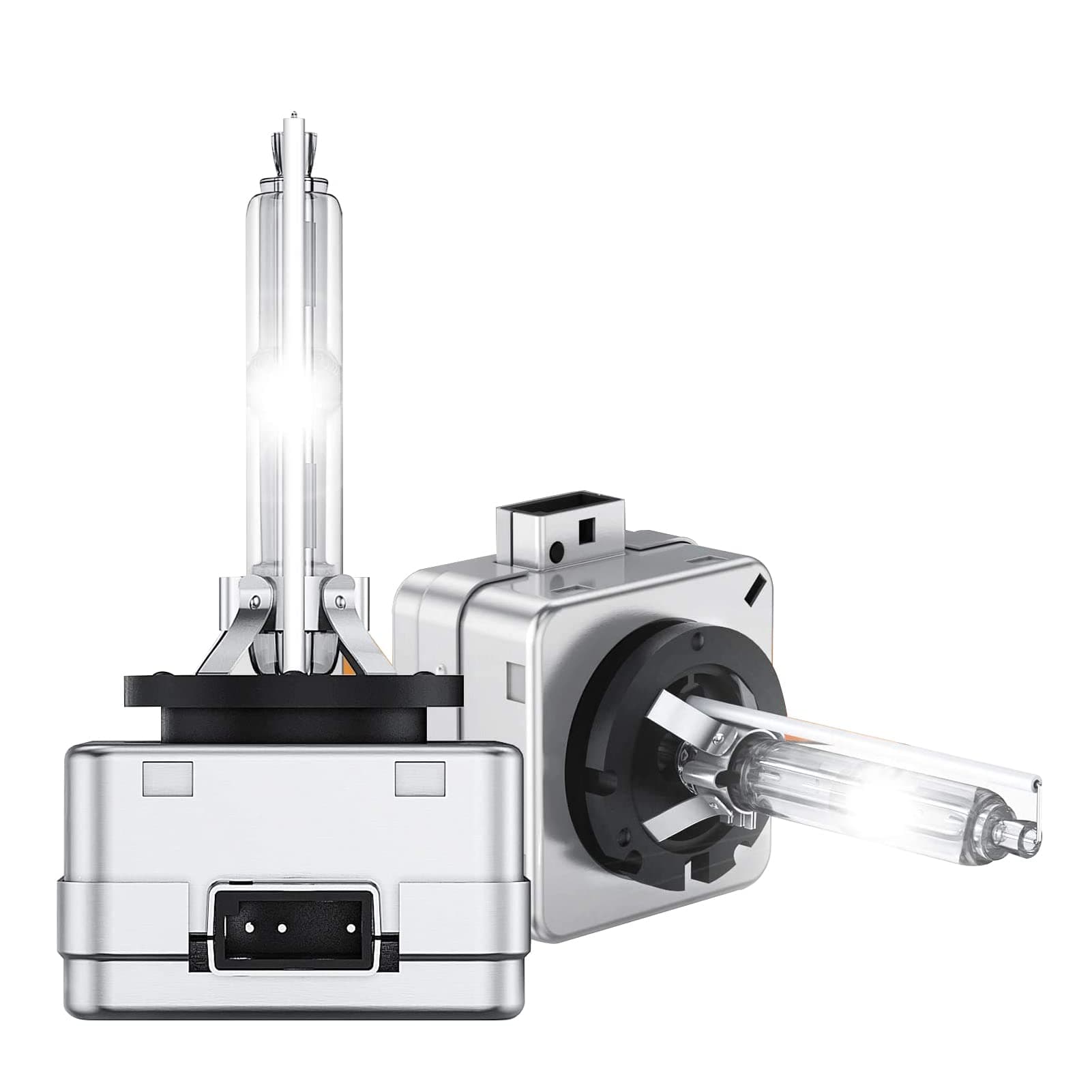 Niyako 2Pcs D1S 12V 𝐇𝐈𝐃 𝐗𝐞𝐧𝐨𝐧 𝐇𝐞𝐚𝐝𝐥𝐢𝐠𝐡𝐭 𝐁𝐮𝐥𝐛𝐬, 35W LED light, 6000K Diamond Cool White, High Low Beam Fit GMC Cadillac Chevy Land Rover Mercedes Benz Lincoln Porsche Volvo
