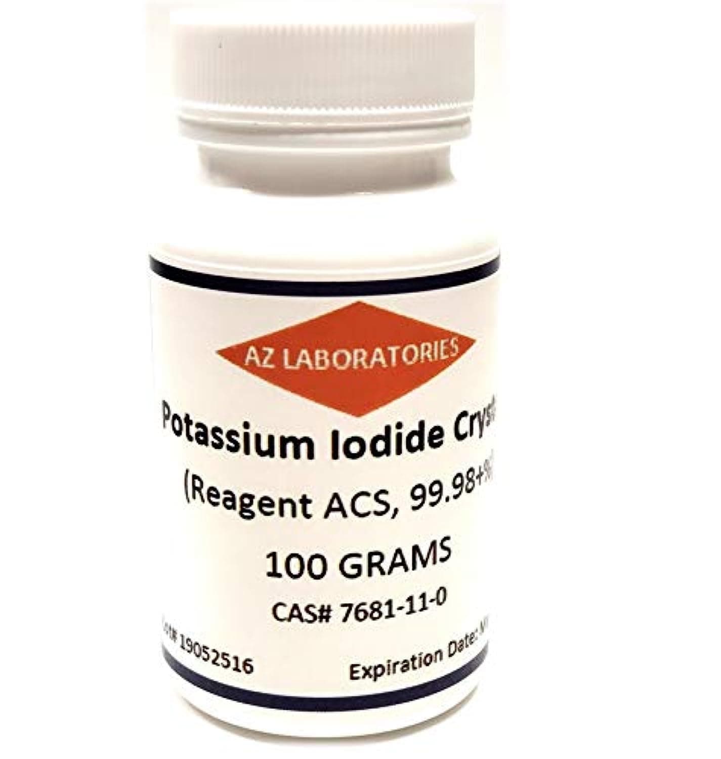 Potassium Iodide, High Purity USP Crystals / Powder, 100% / 100 Grams / USA Made / Same Day ShipQ