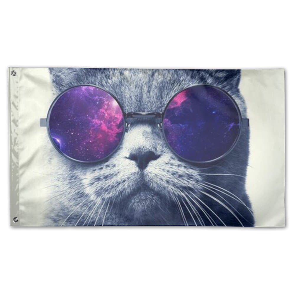 Cool Cat Large 3 X 5 Feet Officially Licensed Flags 3-Feet By 5-Feet