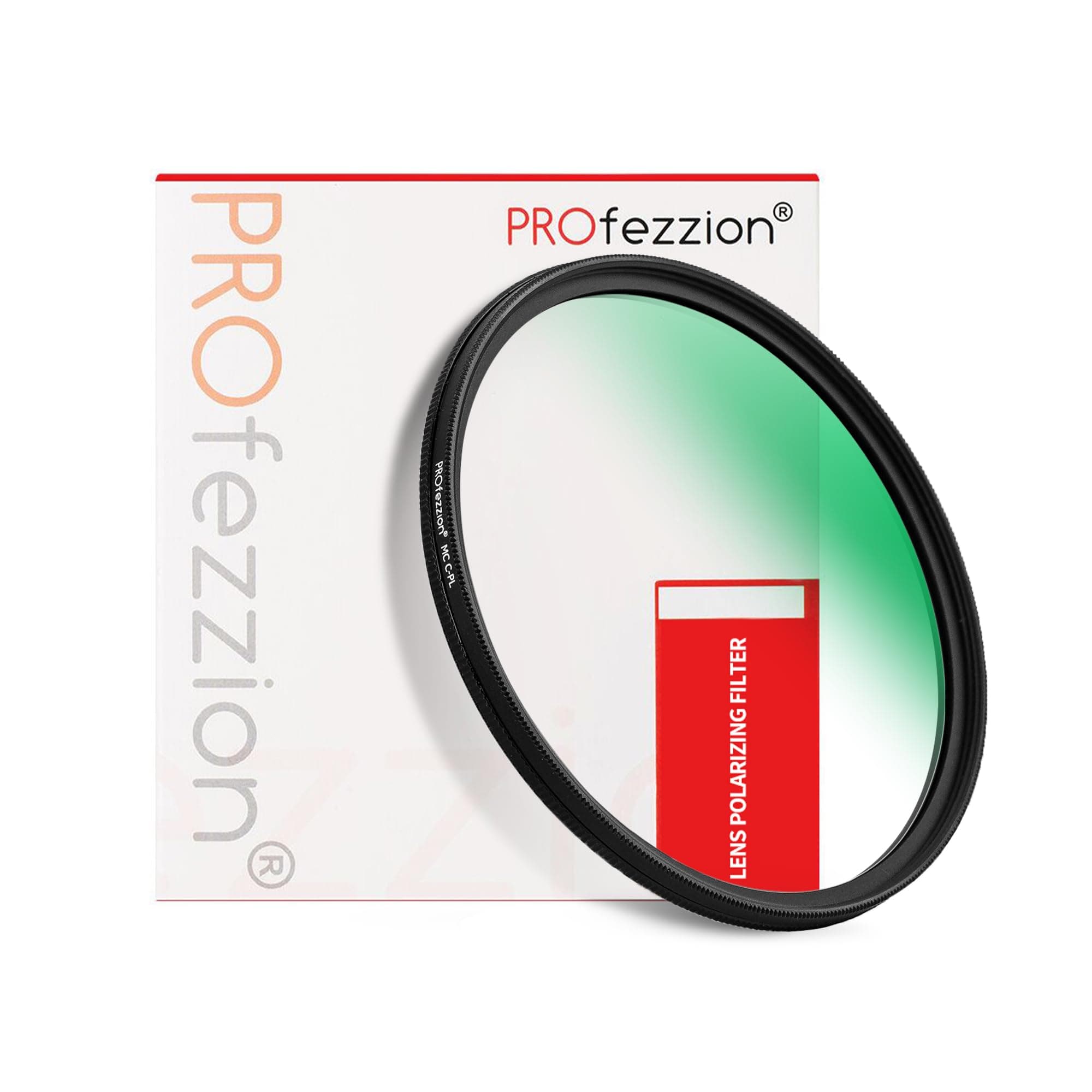 PROfezzion 40.5mm Polarising Filter, Circular Polarizing CPL for Sony ZV-E10 ZVE10 ZV-1F ZV1F A6500 A6400 A6300 A6100 A6000 ZV-E1 ZVE1 A7C A7CII with Sony E 16-50mm Kit Lens or FE 28-60mm Kit Lens