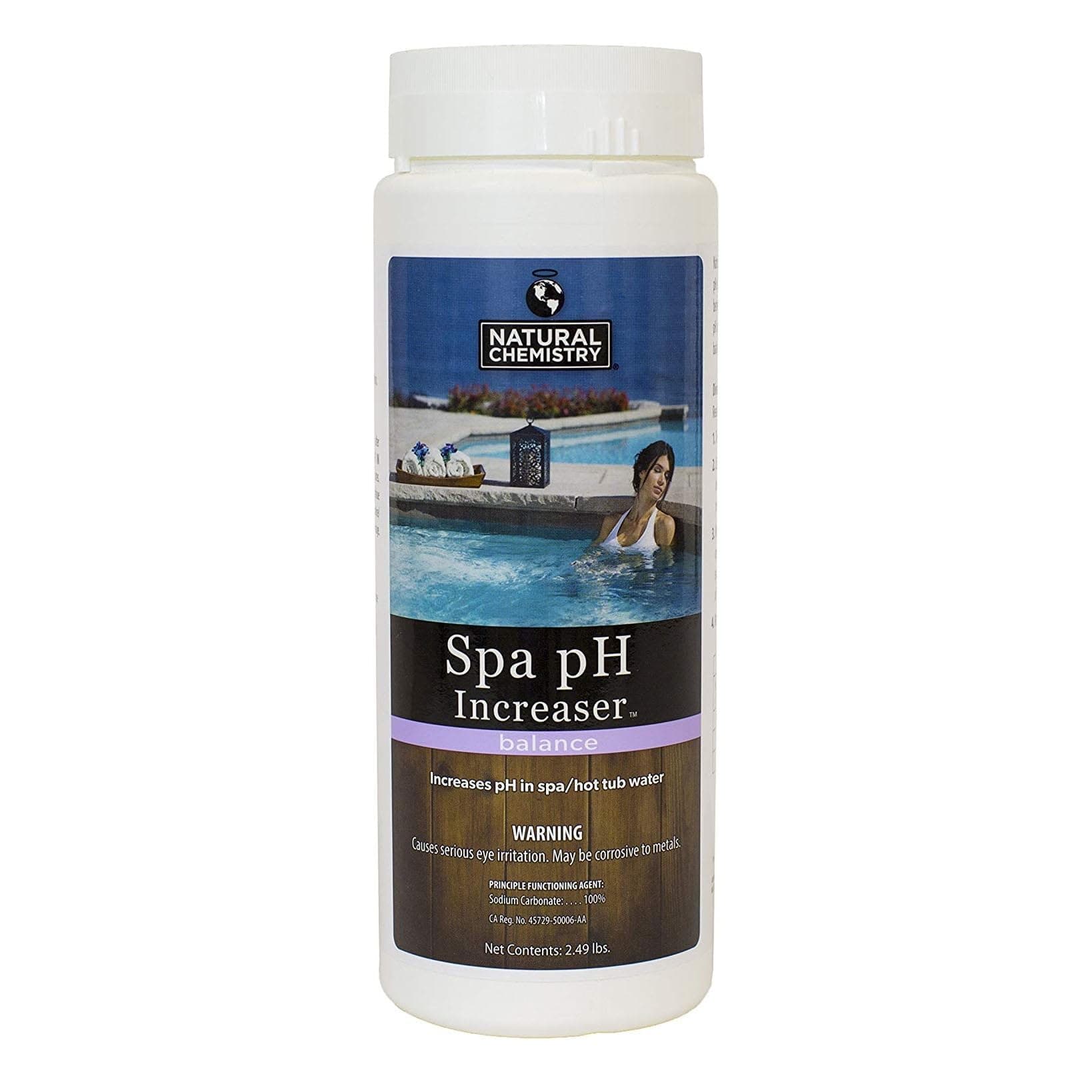 Spa pH Increaser, 2.49 lb, Single, Increases pH in Spa & Hot Tub Water, Keeps pH at an Ideal Level
