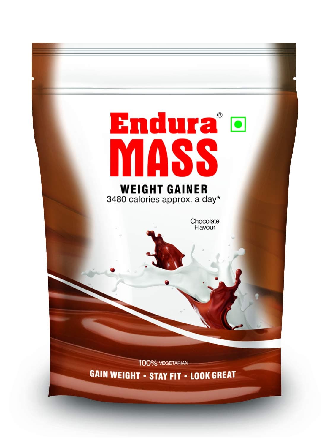 Endura Mass Weight Gainer, Brown, Chocolate, Pack of 400 g powder