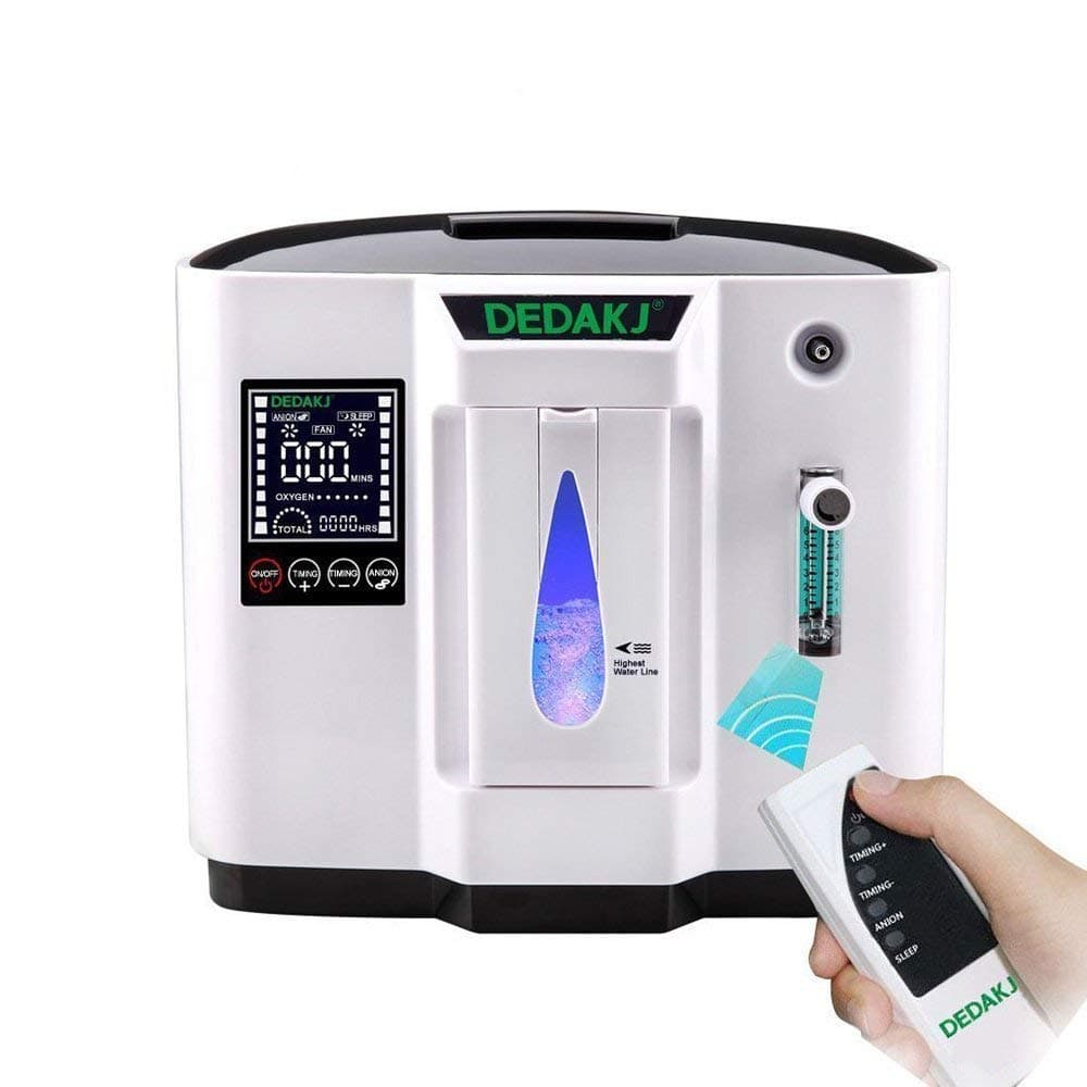 Portable Oxygen Concentrator oxygenerator 1-6L/min Oxygen Making Machine Home Air Purifier 90% High Purity for Home Travel Car Use(220V) (not battary Powered)