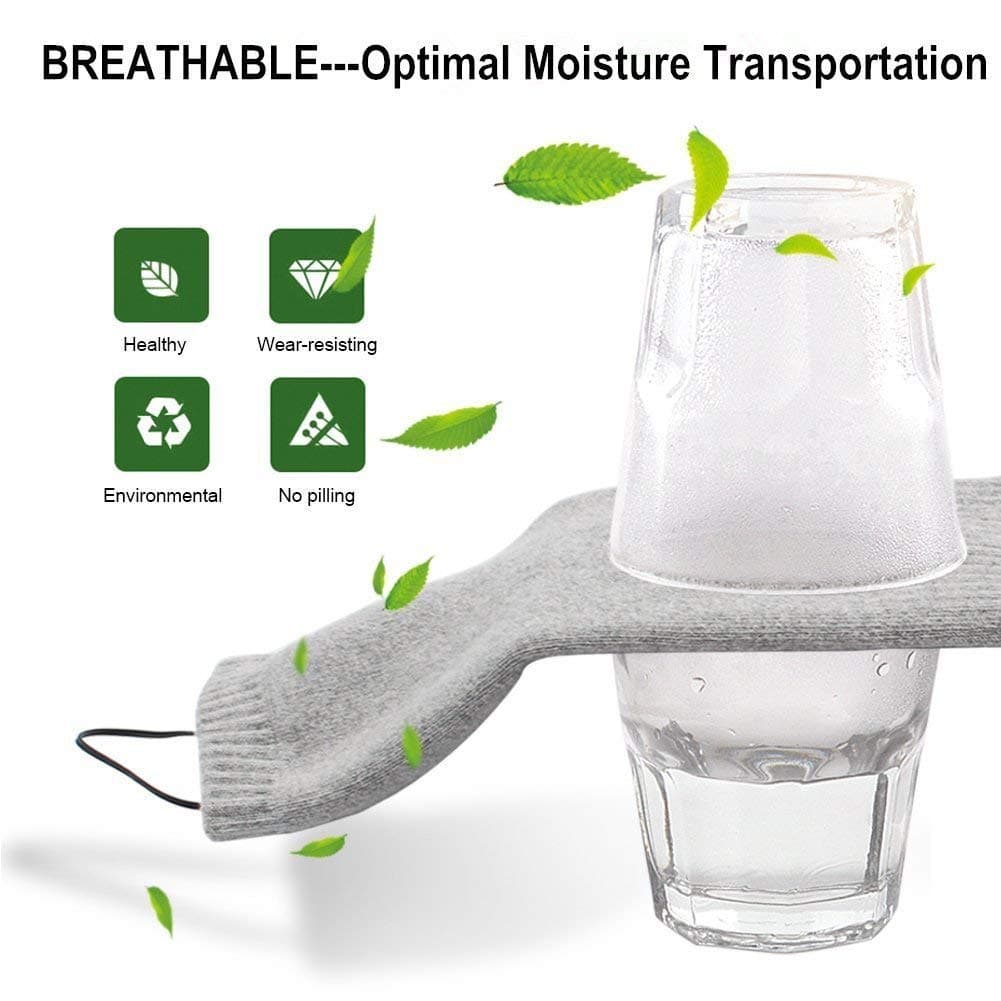 Heated Socks for Men or Women Cold Weather Socks 2.4V Rechargeable Electric Heated feet Warmer Warm Socks for Winter